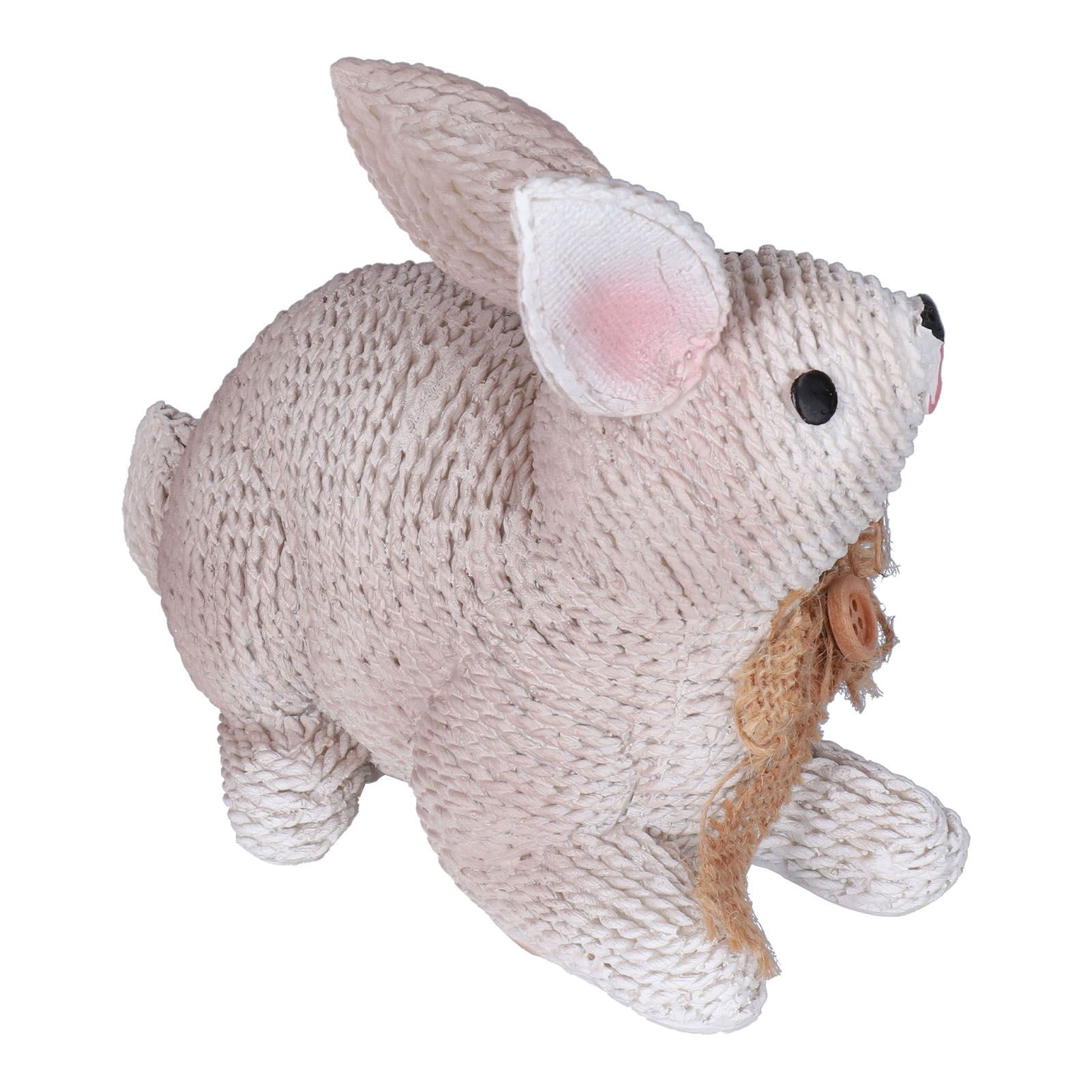 Rabbit Sculpture Simulation Resin Rabbit Ornament Environmentalliy Friendly view 5