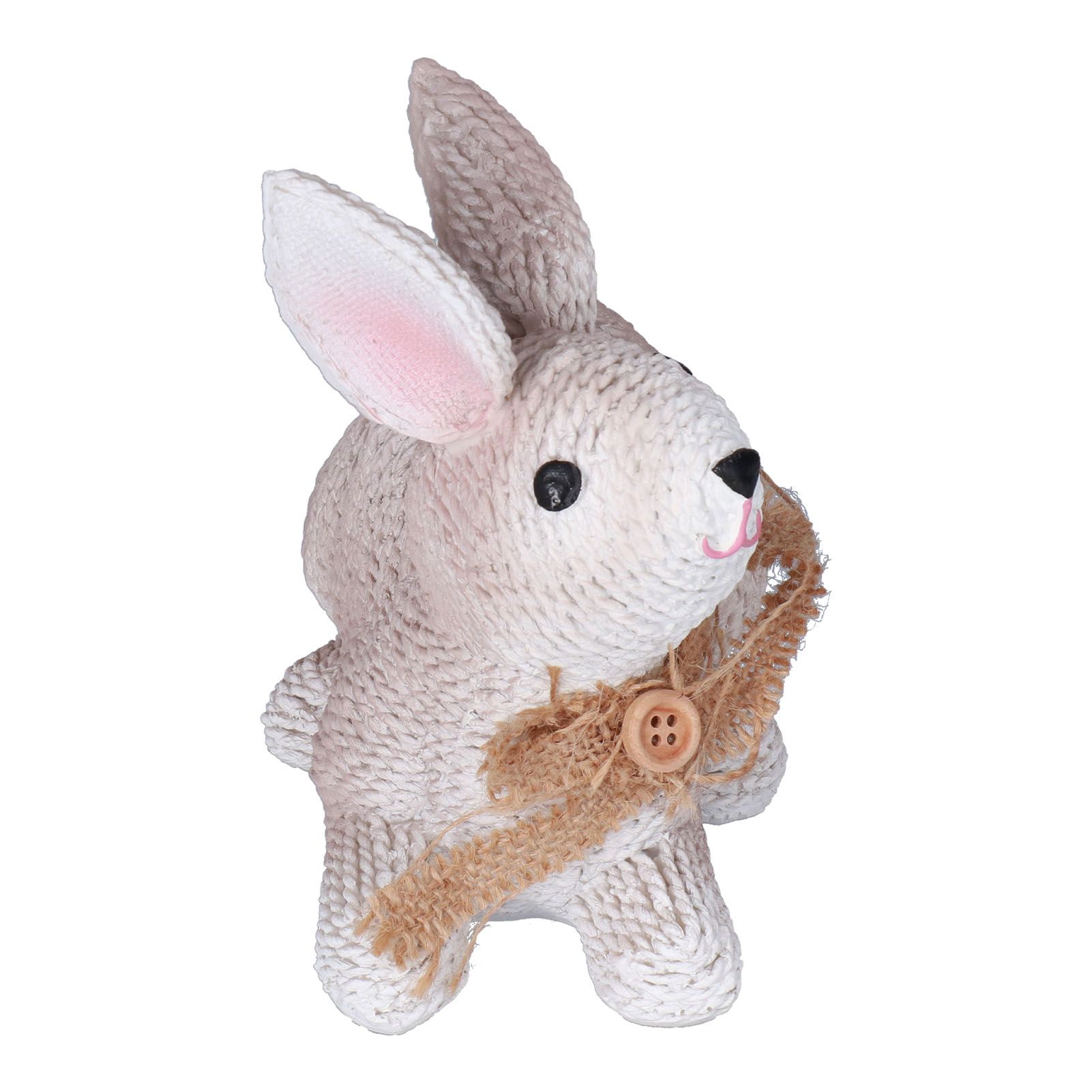 Rabbit Sculpture Simulation Resin Rabbit Ornament Environmentalliy Friendly view 7