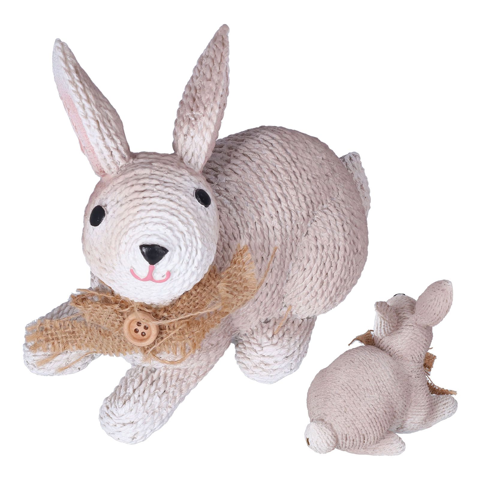 Rabbit Sculpture Simulation Resin Rabbit Ornament Environmentalliy Friendly view 9