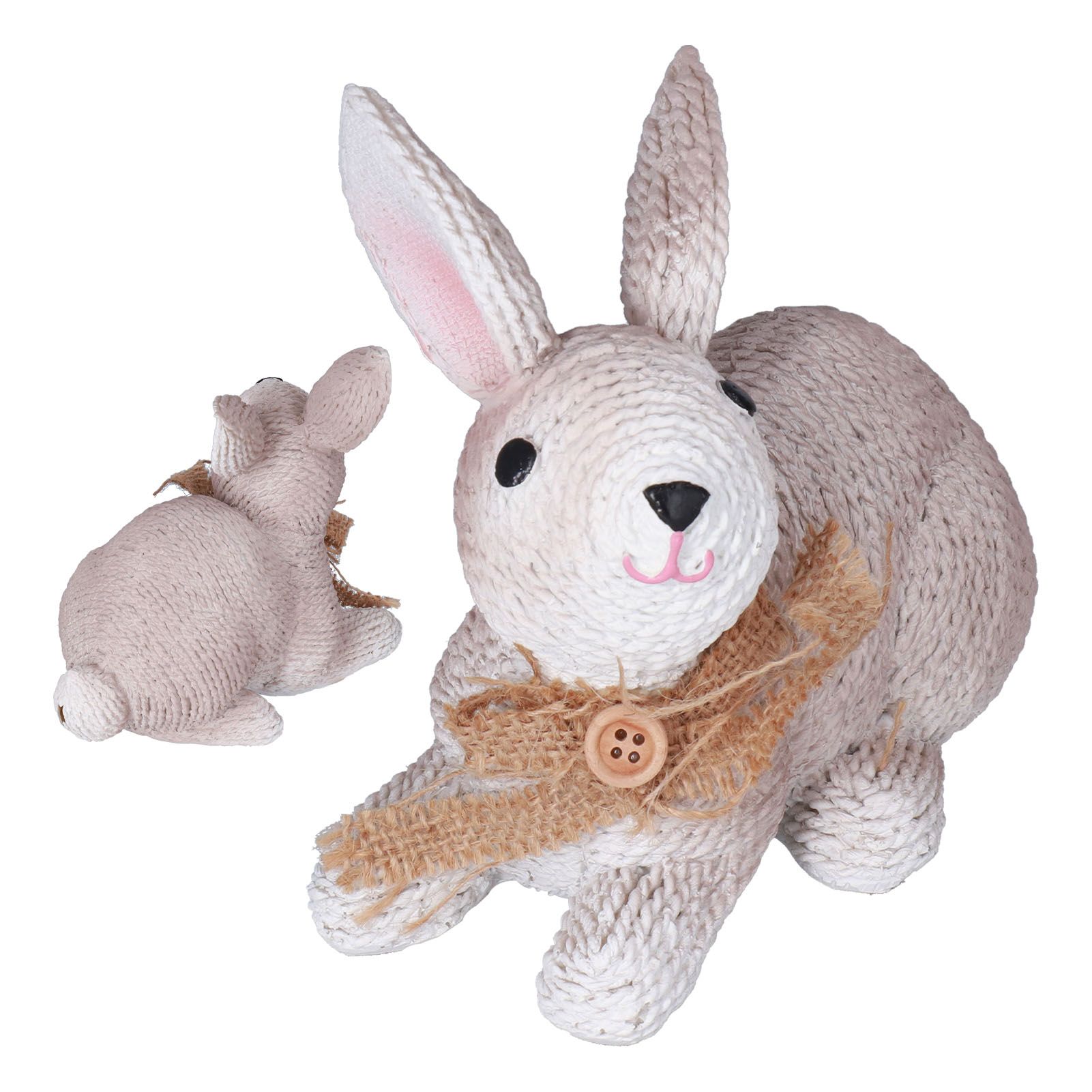 Rabbit Sculpture Simulation Resin Rabbit Ornament Environmentalliy Friendly view 10