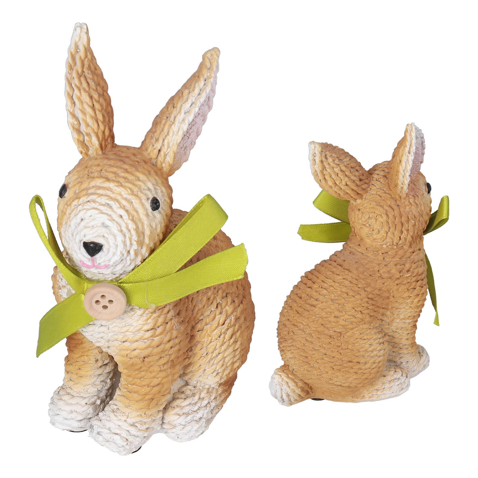Rabbit Sculpture Simulation Resin Rabbit Ornament Environmentalliy Friendly view 7