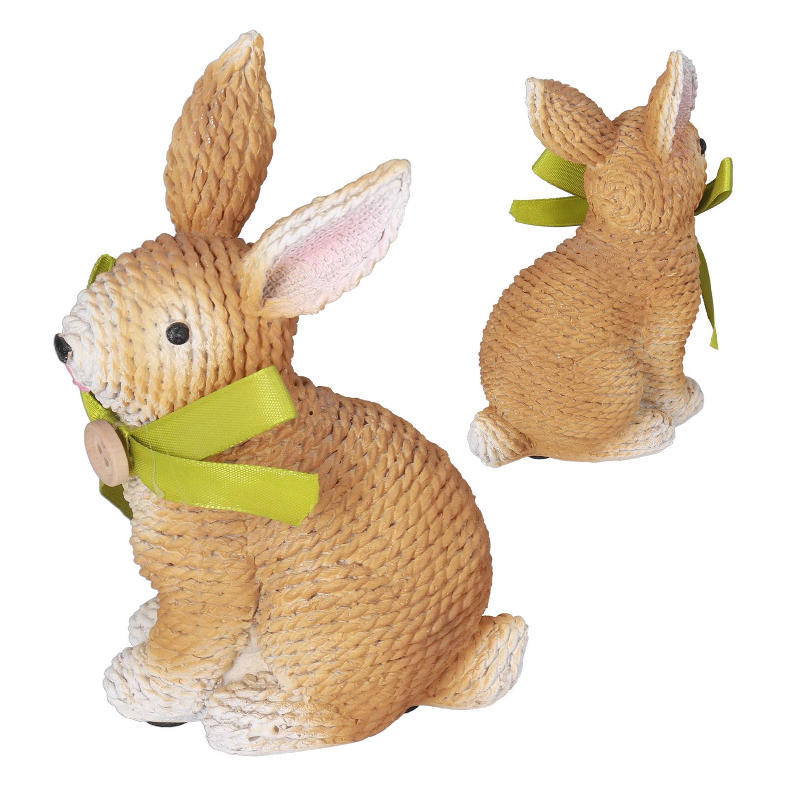 Rabbit Sculpture Simulation Resin Rabbit Ornament Environmentalliy Friendly view 8
