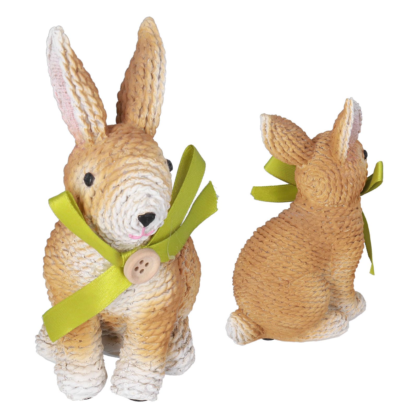 Rabbit Sculpture Simulation Resin Rabbit Ornament Environmentalliy Friendly view 9
