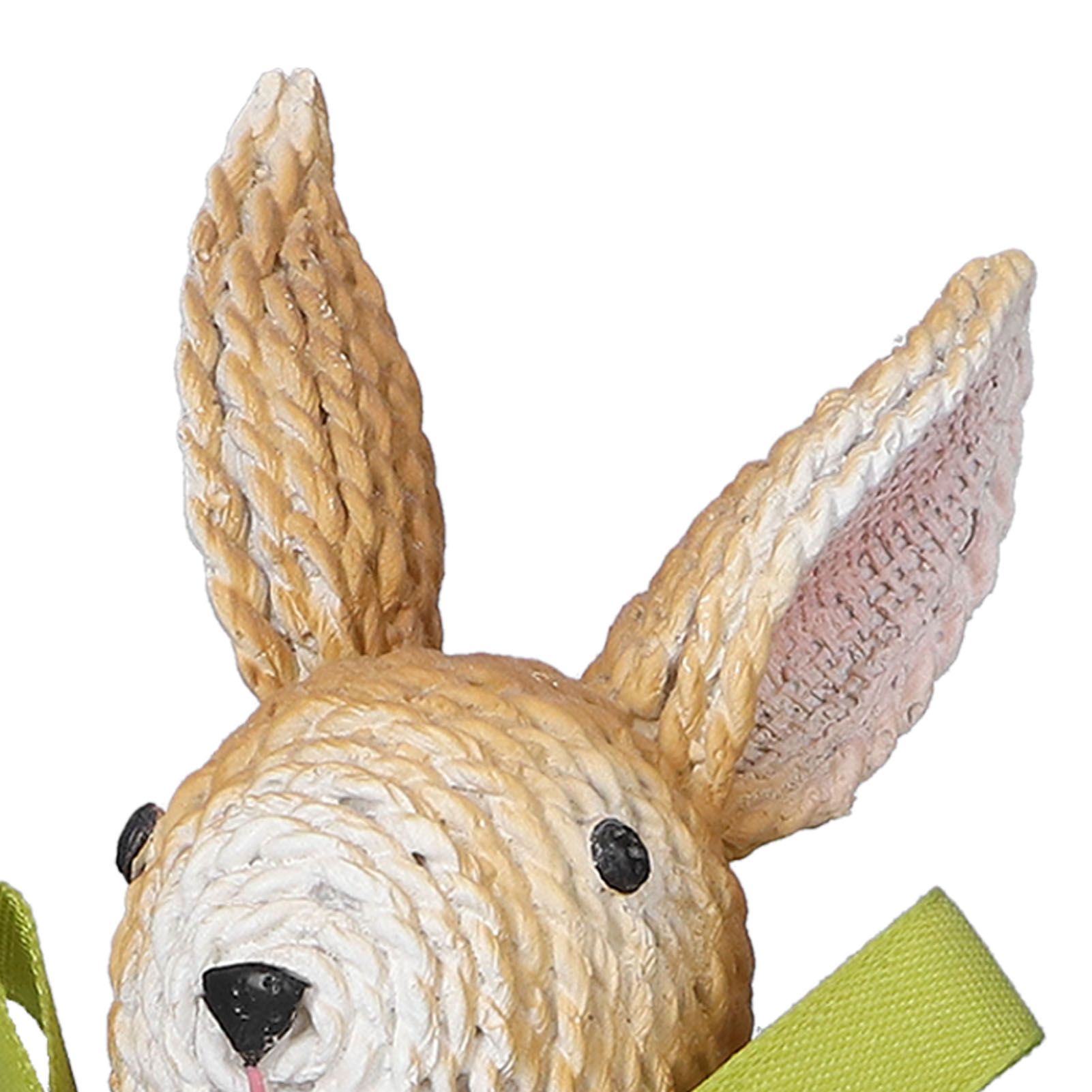 Rabbit Sculpture Simulation Resin Rabbit Ornament Environmentalliy Friendly view 15