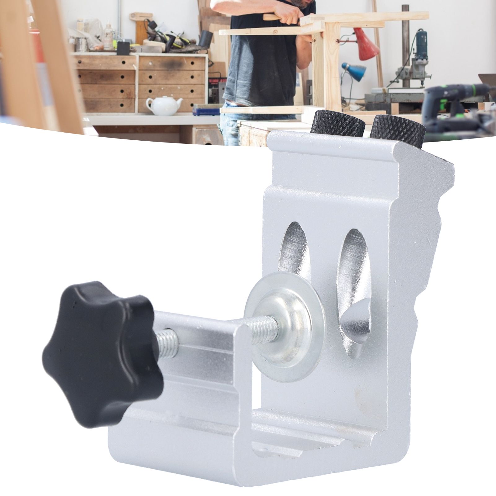 Adjustable Punch Locator Woodworking Inclined Hole Positioner Tool Kit view 12