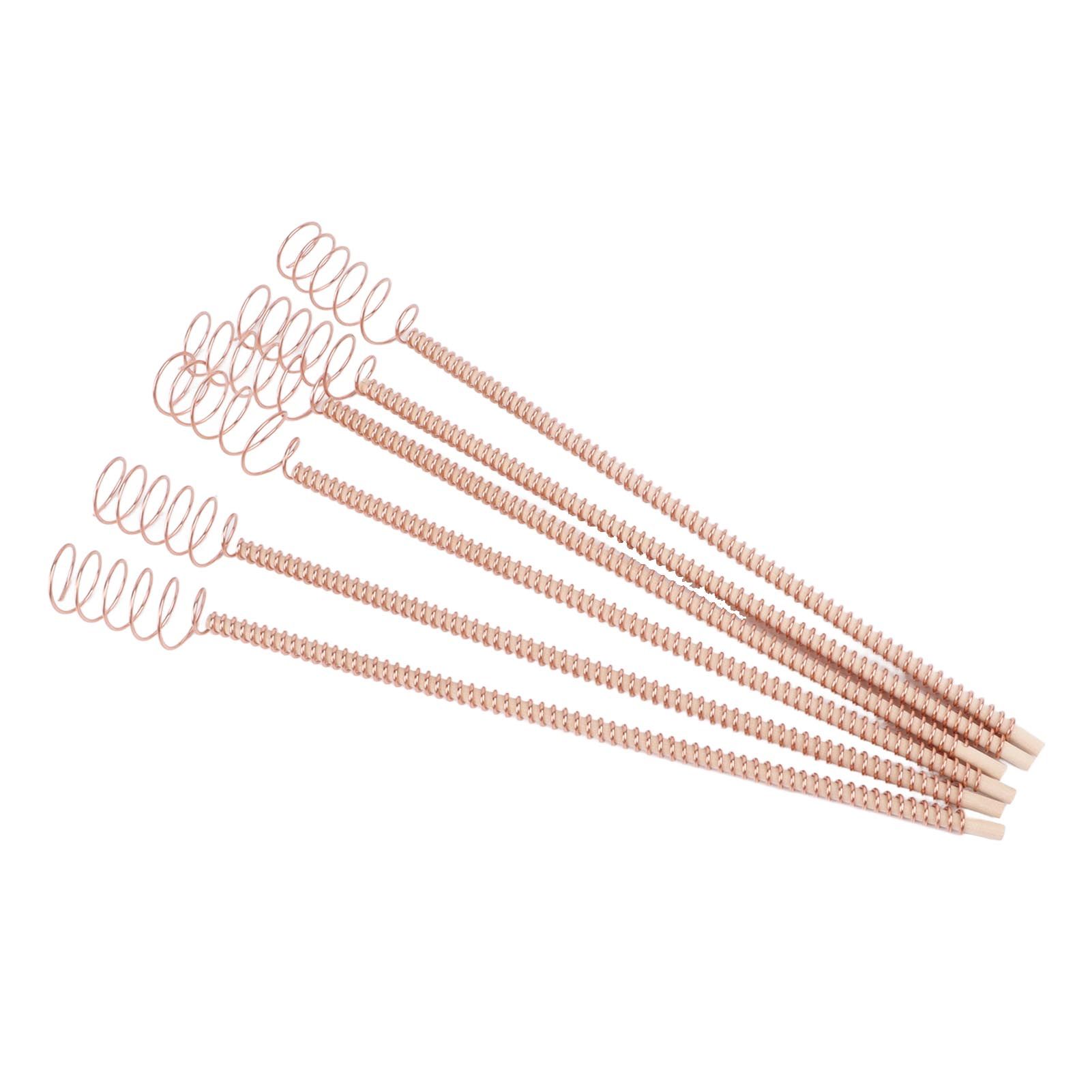 6PCS Electroculture Plant Stakes 12 Inch Natural Wood Stake Wrapped with Pure view 10