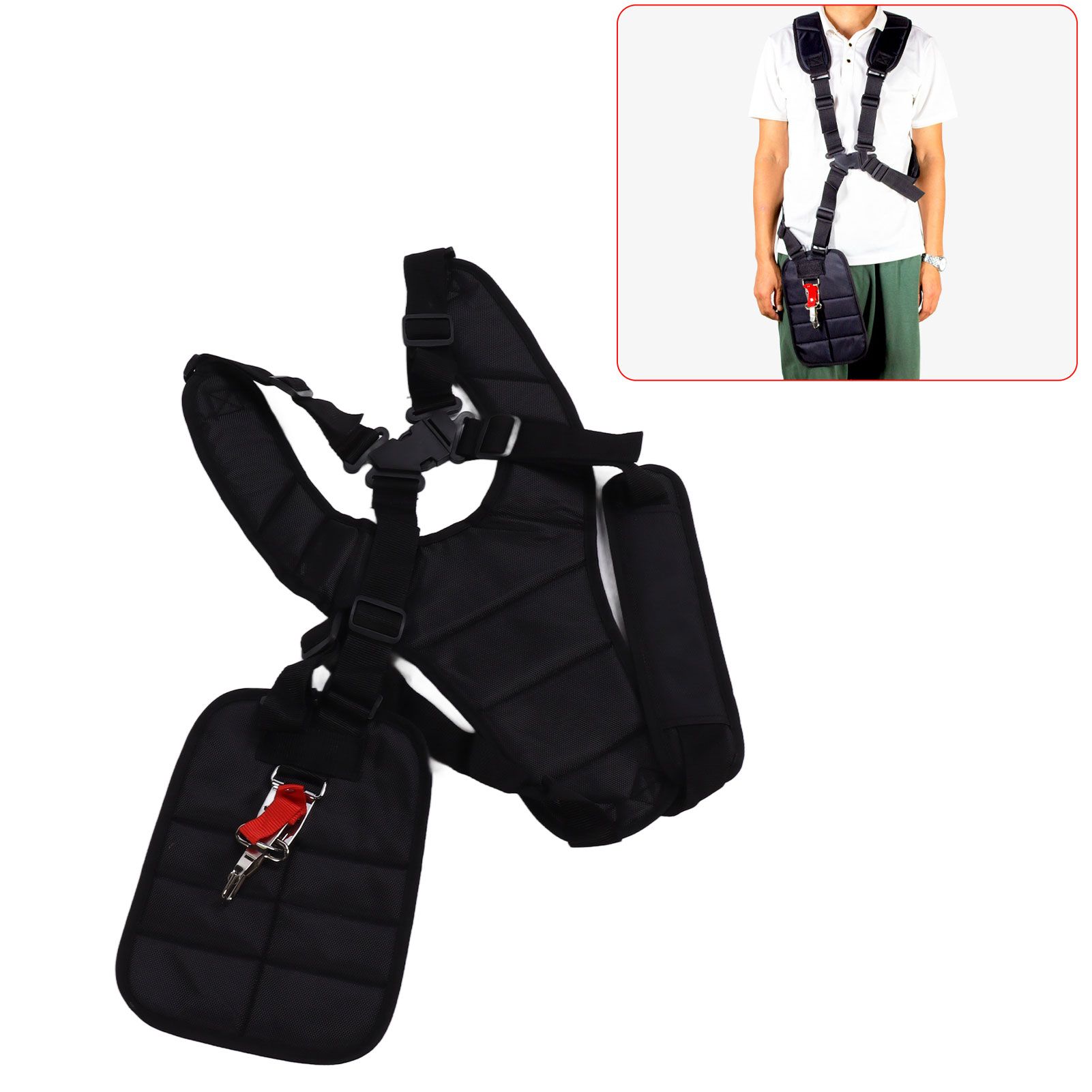 Trimmer Mower Double Shoulder Strap Oxford Cloth Comfortable Trimmer Harness view 11