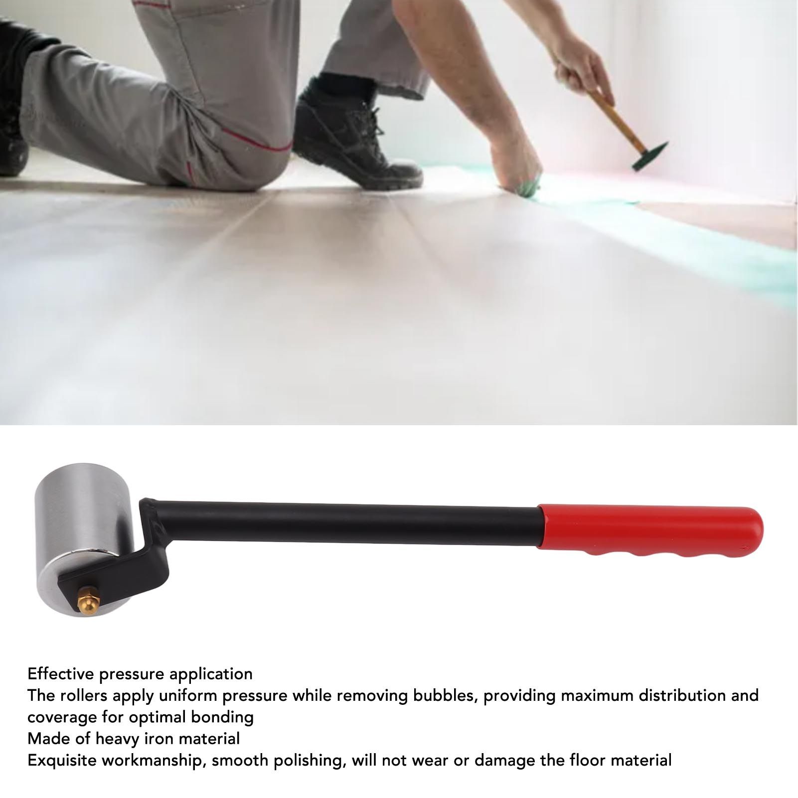 Wallpaper Seam Roller Iron Right Angle Straight Long Handle Smoothing Hand view 14