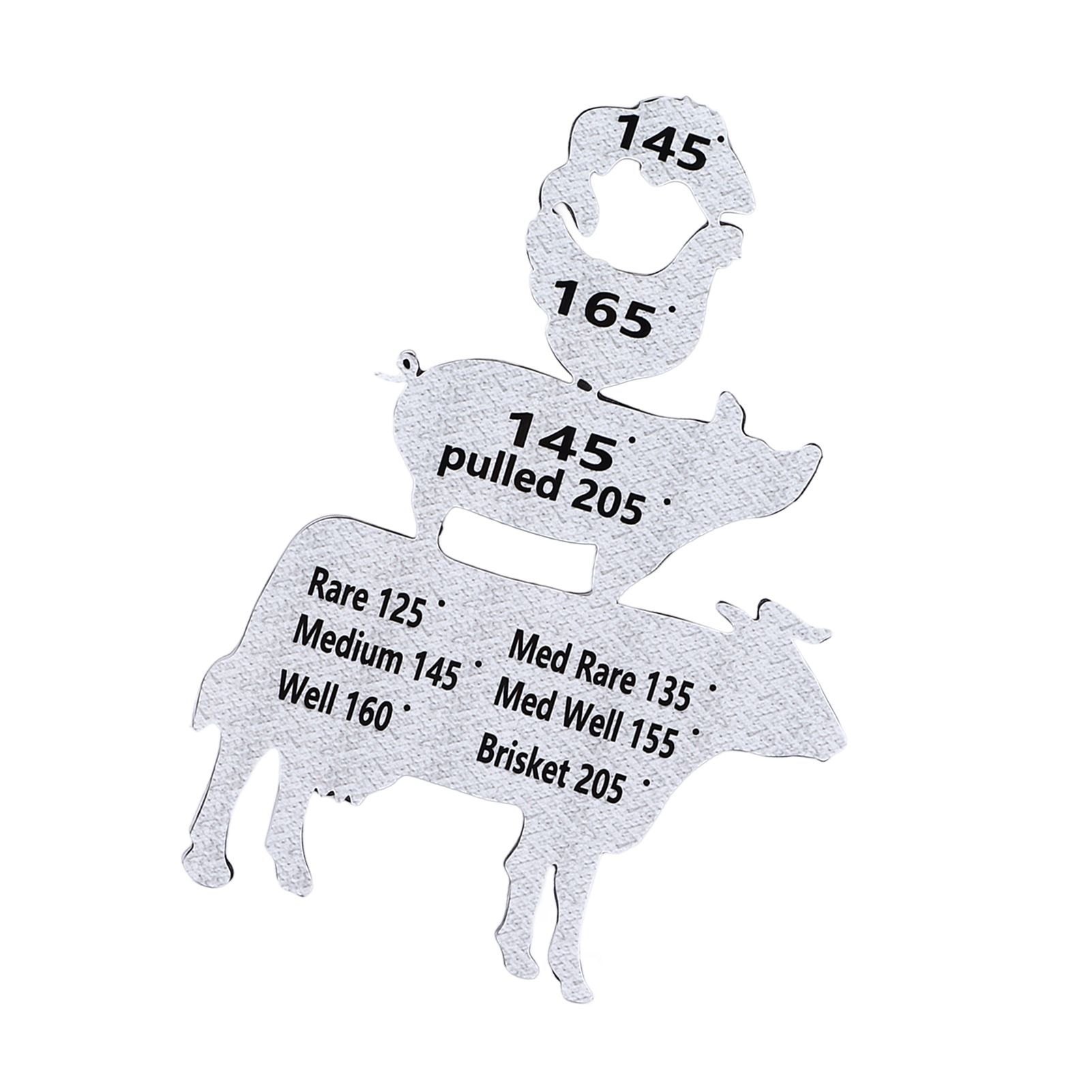 Meat Temperature Magnet Metal Cooking Temperature Guide BBQ Smoking Meat view 10