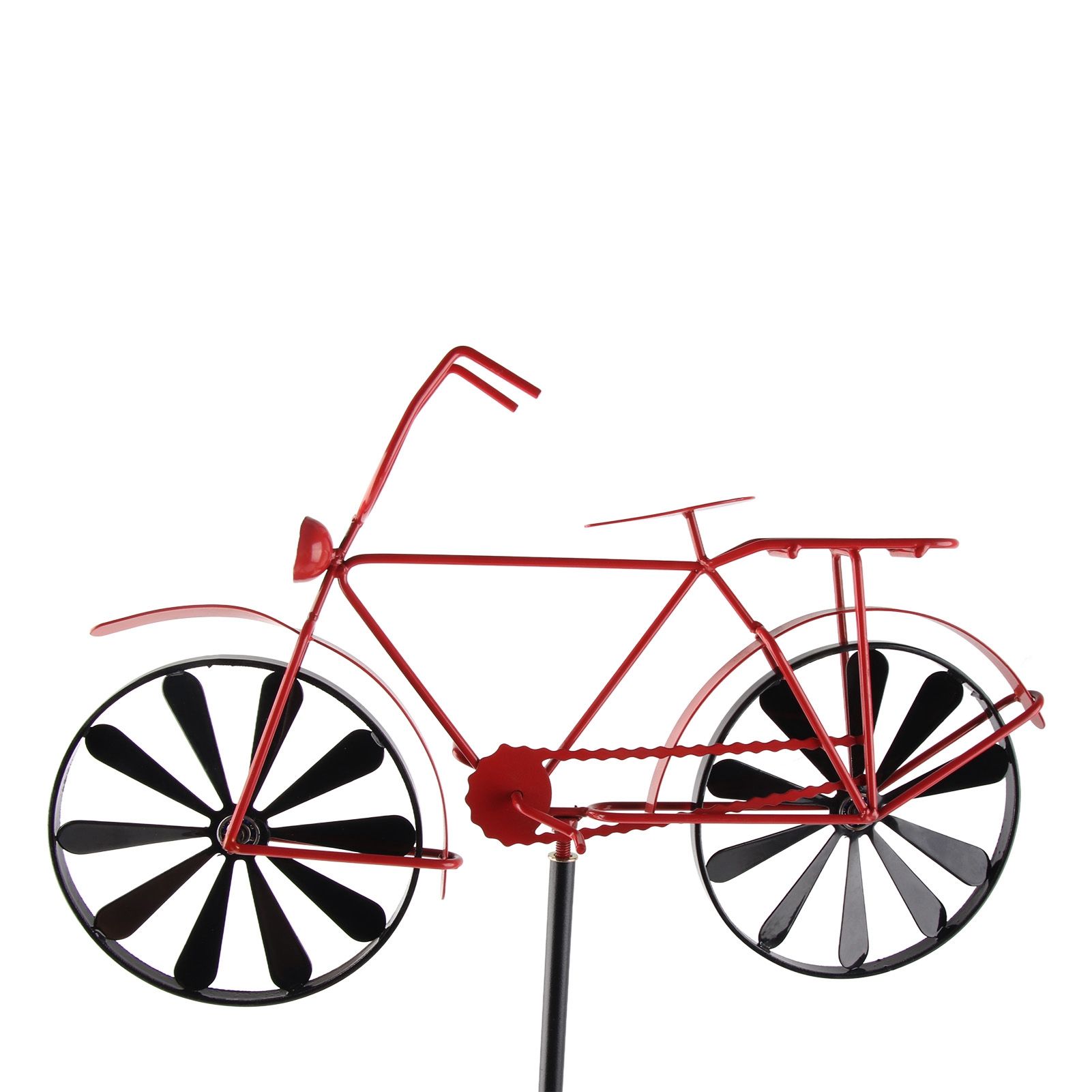 Bike Wind Spinners Vintage Bicycle Metal Wind Spinner Vintage Style Stake view 5