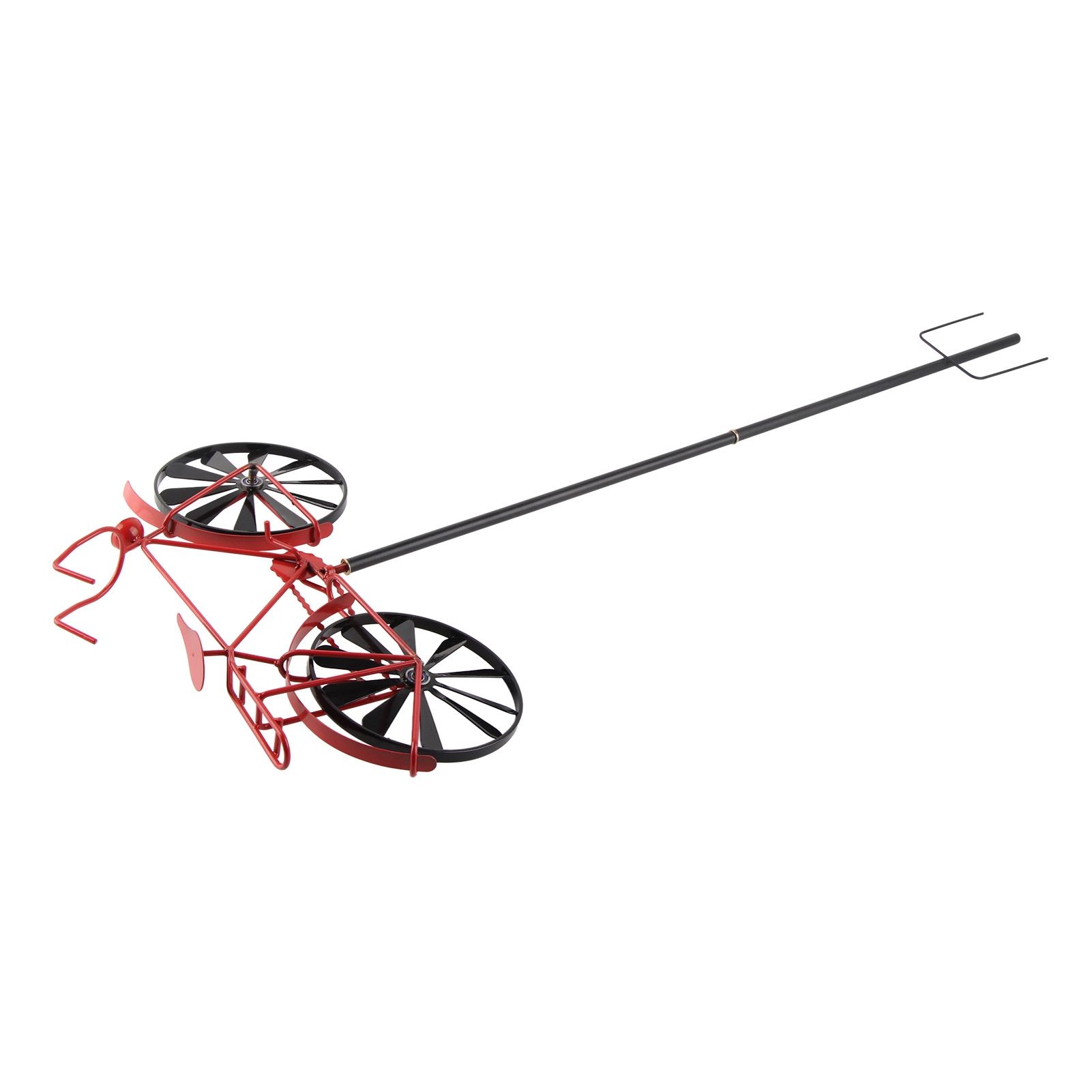 Bike Wind Spinners Vintage Bicycle Metal Wind Spinner Vintage Style Stake view 8