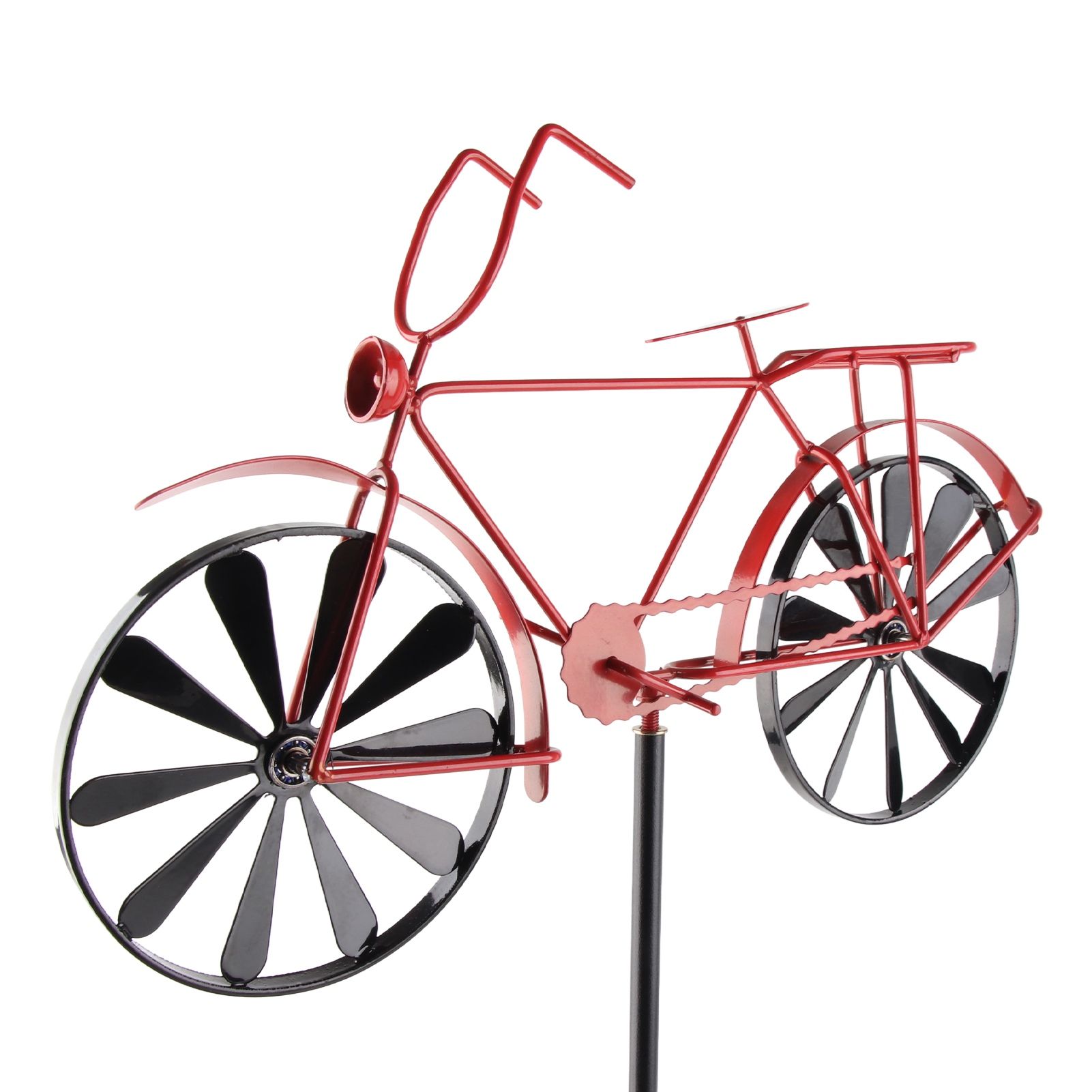 Bike Wind Spinners Vintage Bicycle Metal Wind Spinner Vintage Style Stake view 15