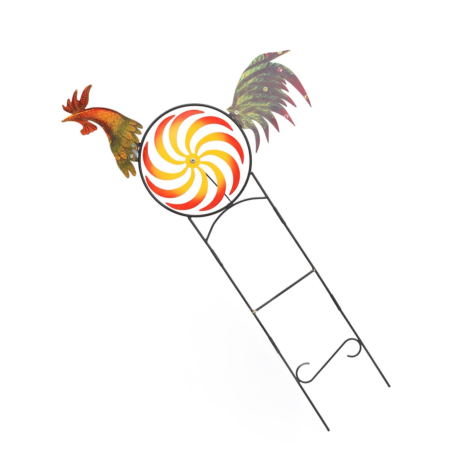 Rooster Wind Spinner Metal Iron Windmill Decorative Cock Wind Sculpture for view 4