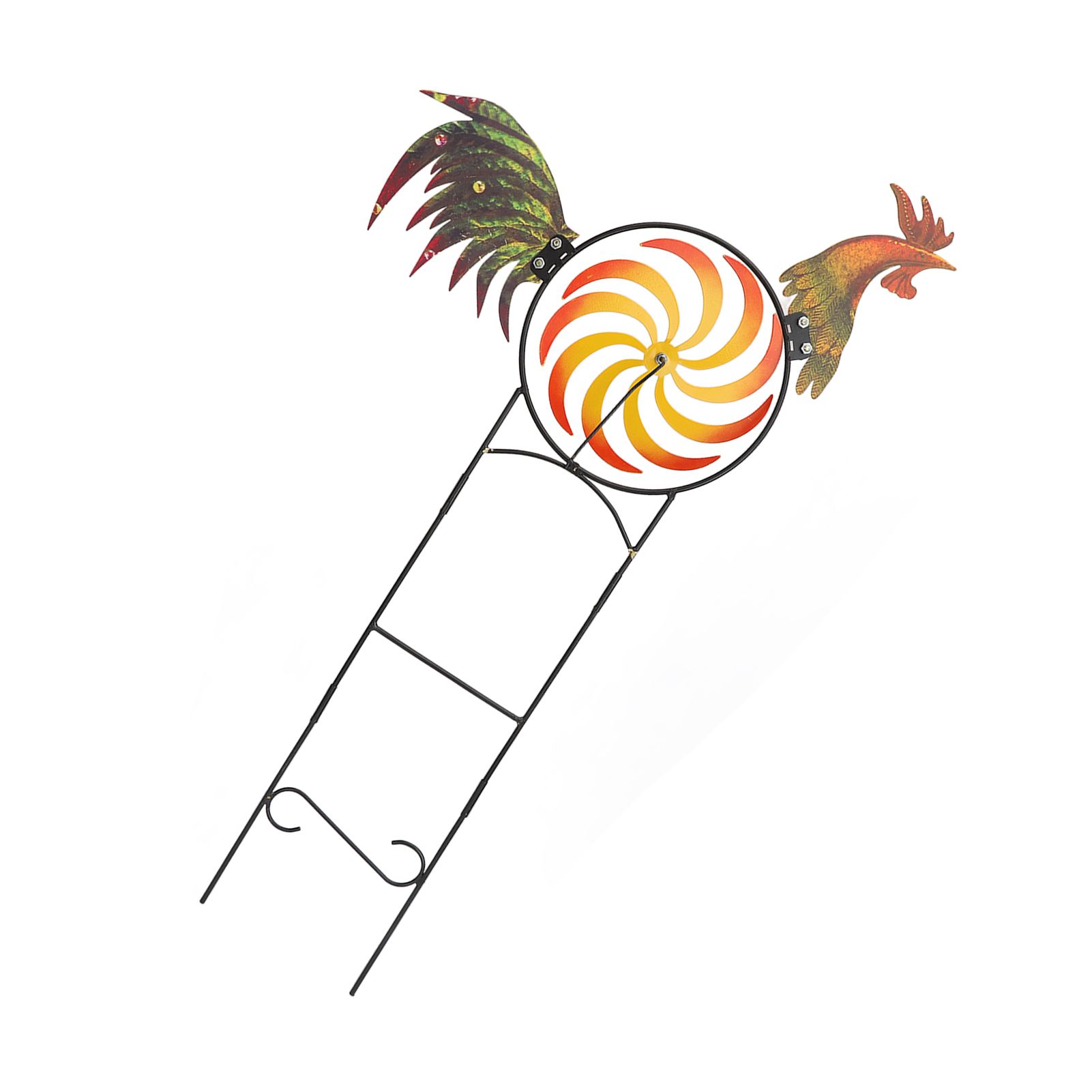Rooster Wind Spinner Metal Iron Windmill Decorative Cock Wind Sculpture for view 9