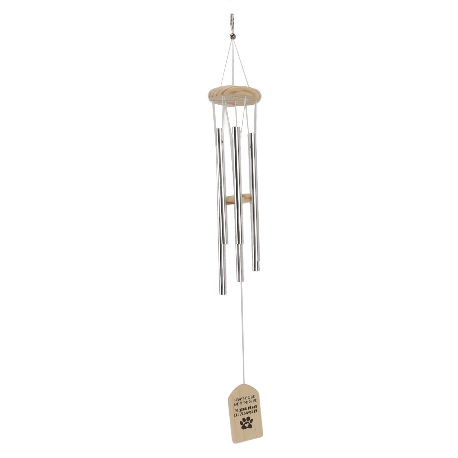 Pet Memorial Wind Chimes Wooden Outdoor Sympathy Wind Chimes Dog Memorial view 5