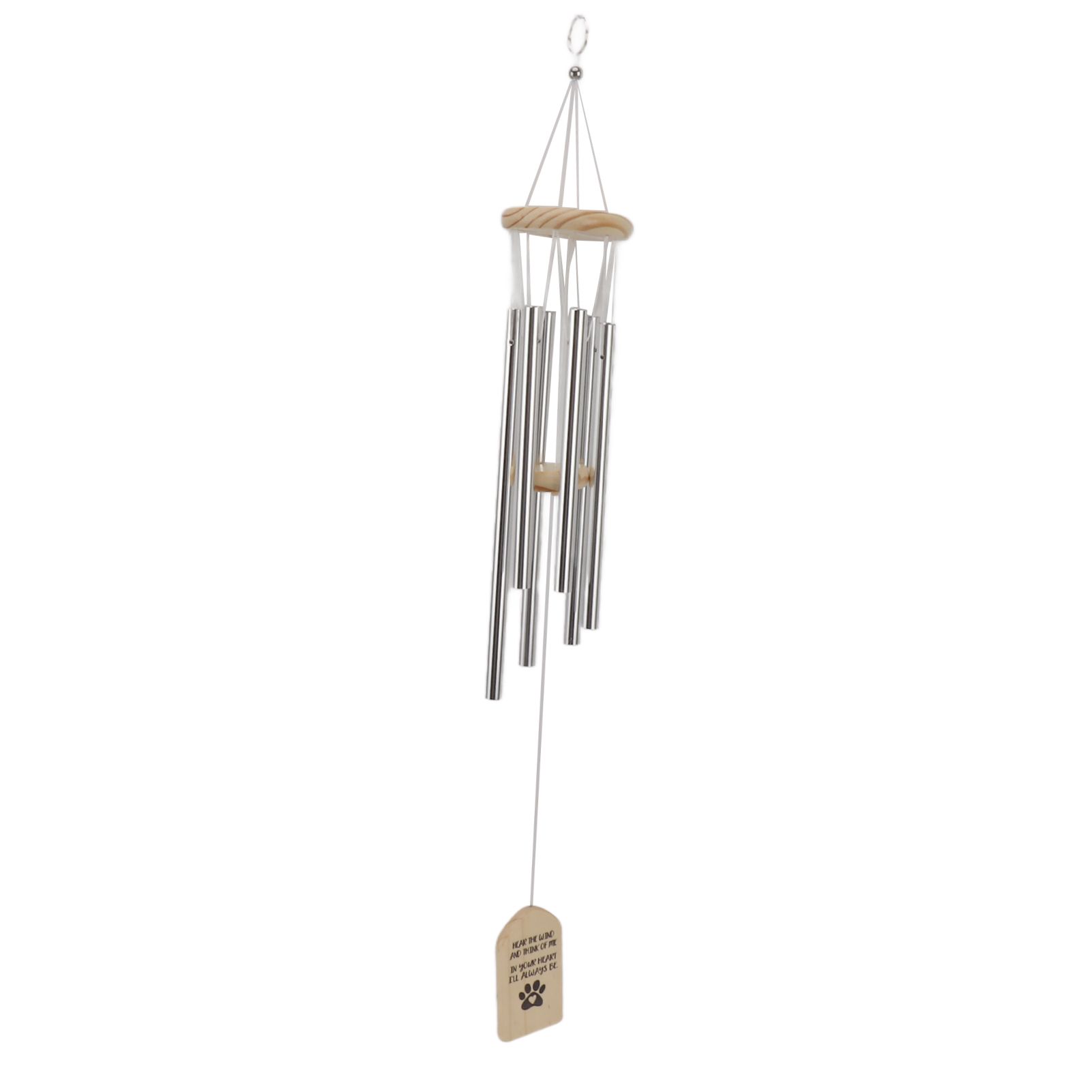 Pet Memorial Wind Chimes Wooden Outdoor Sympathy Wind Chimes Dog Memorial view 6