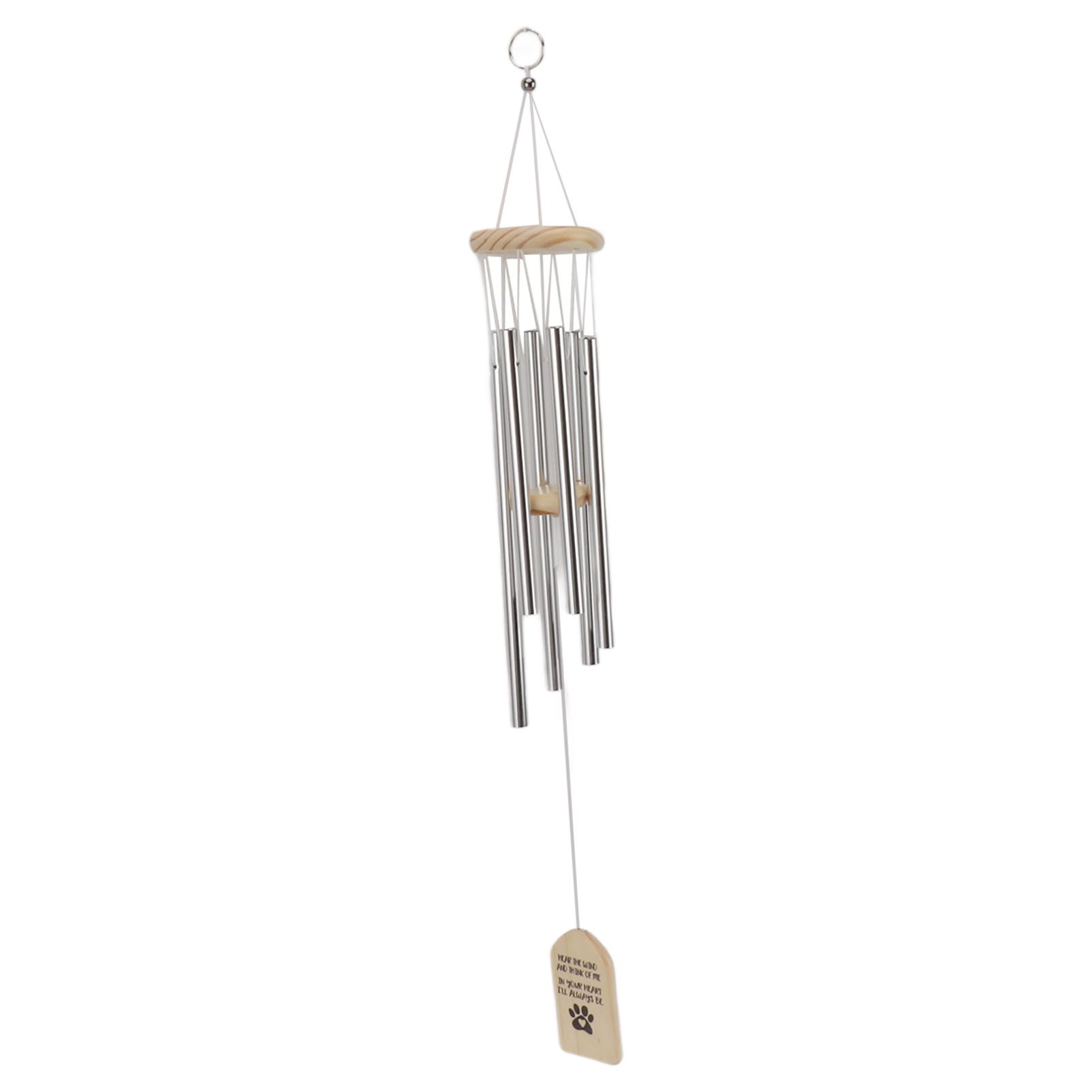 Pet Memorial Wind Chimes Wooden Outdoor Sympathy Wind Chimes Dog Memorial view 7