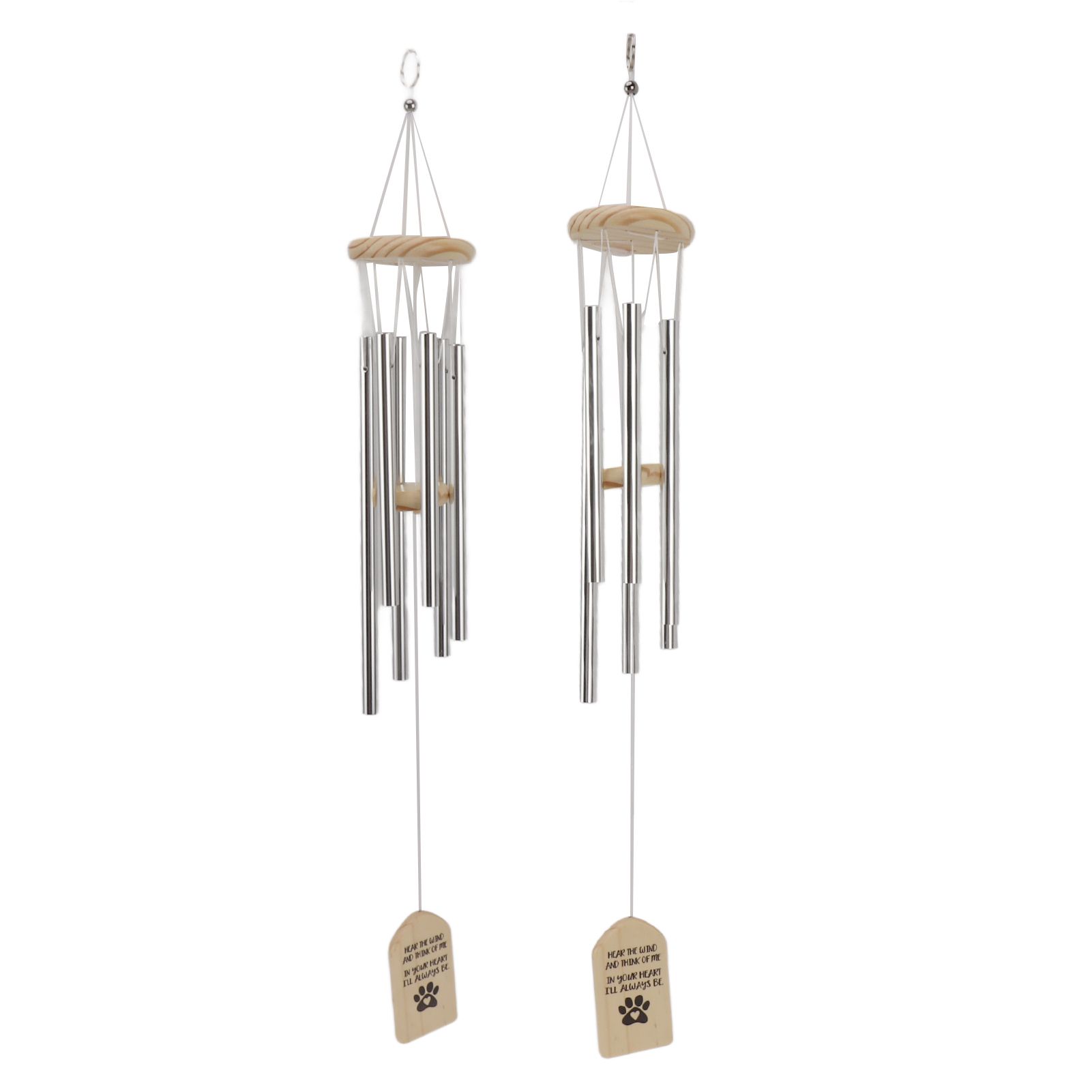 Pet Memorial Wind Chimes Wooden Outdoor Sympathy Wind Chimes Dog Memorial view 9