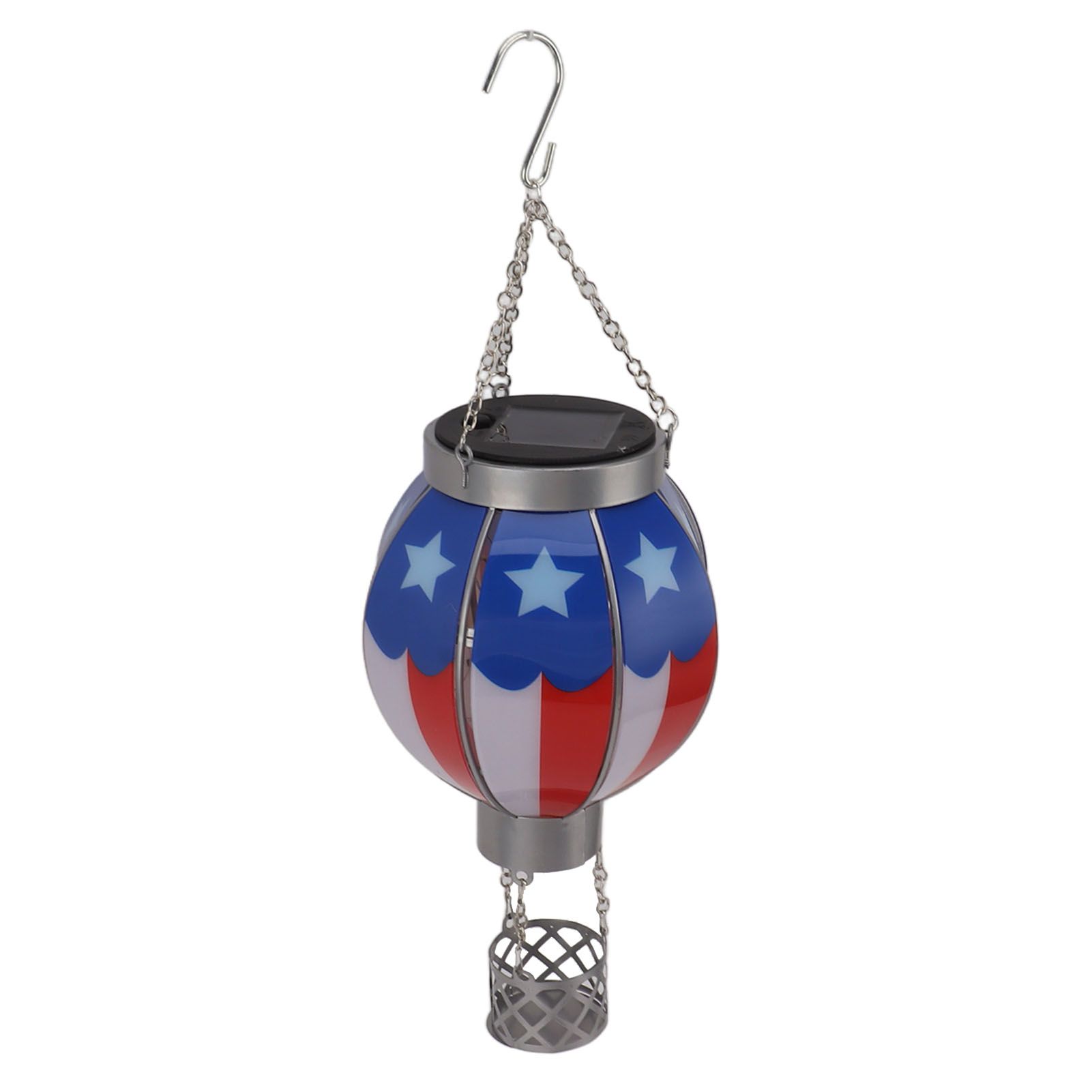 Solar Lantern Hot Air Balloon Eco Friendly Warm Lighting Hanging Lights for view 5