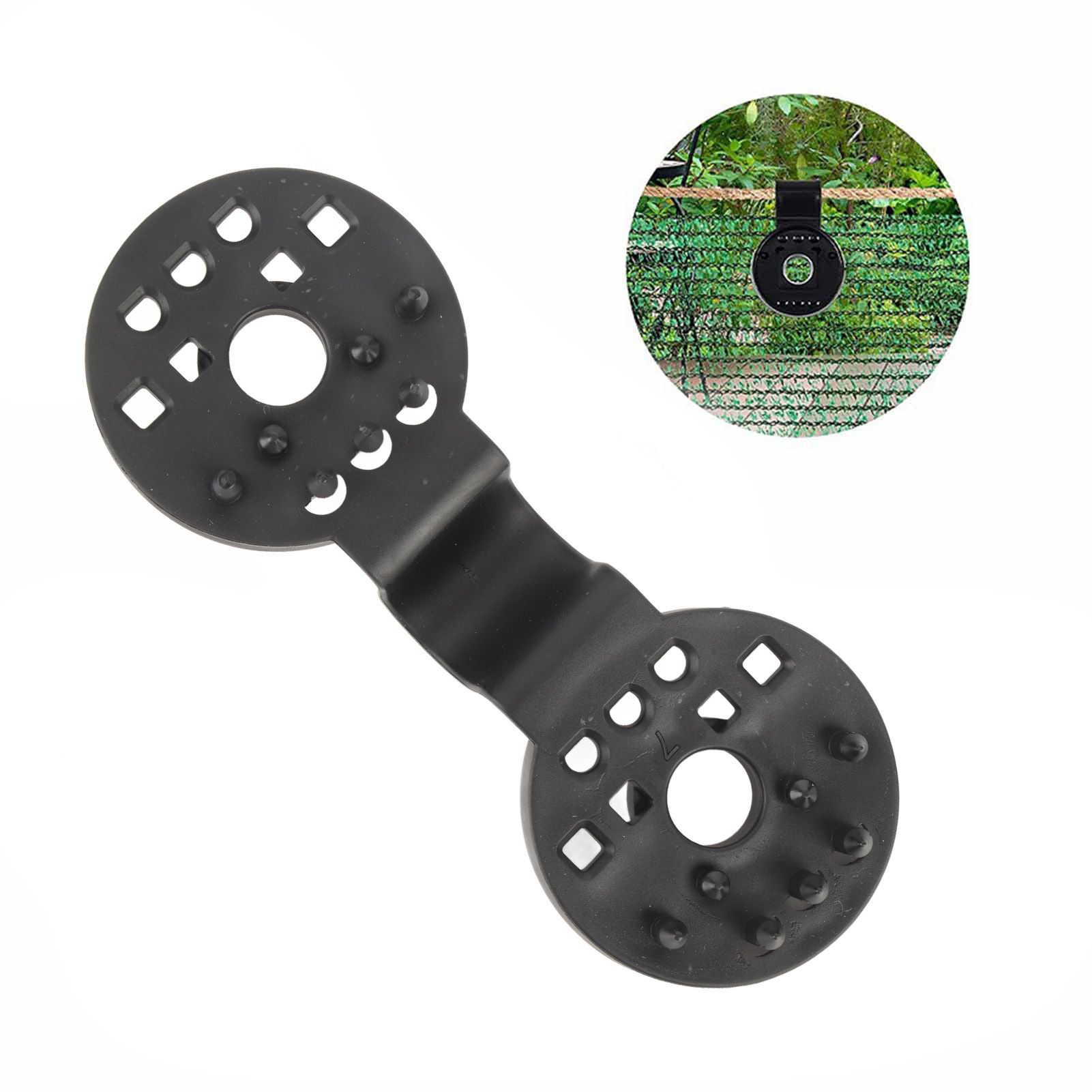 50 Pcs Shade Cloth Plastic Clips Round Sunshade Net Fixing Clip for Garden view 7