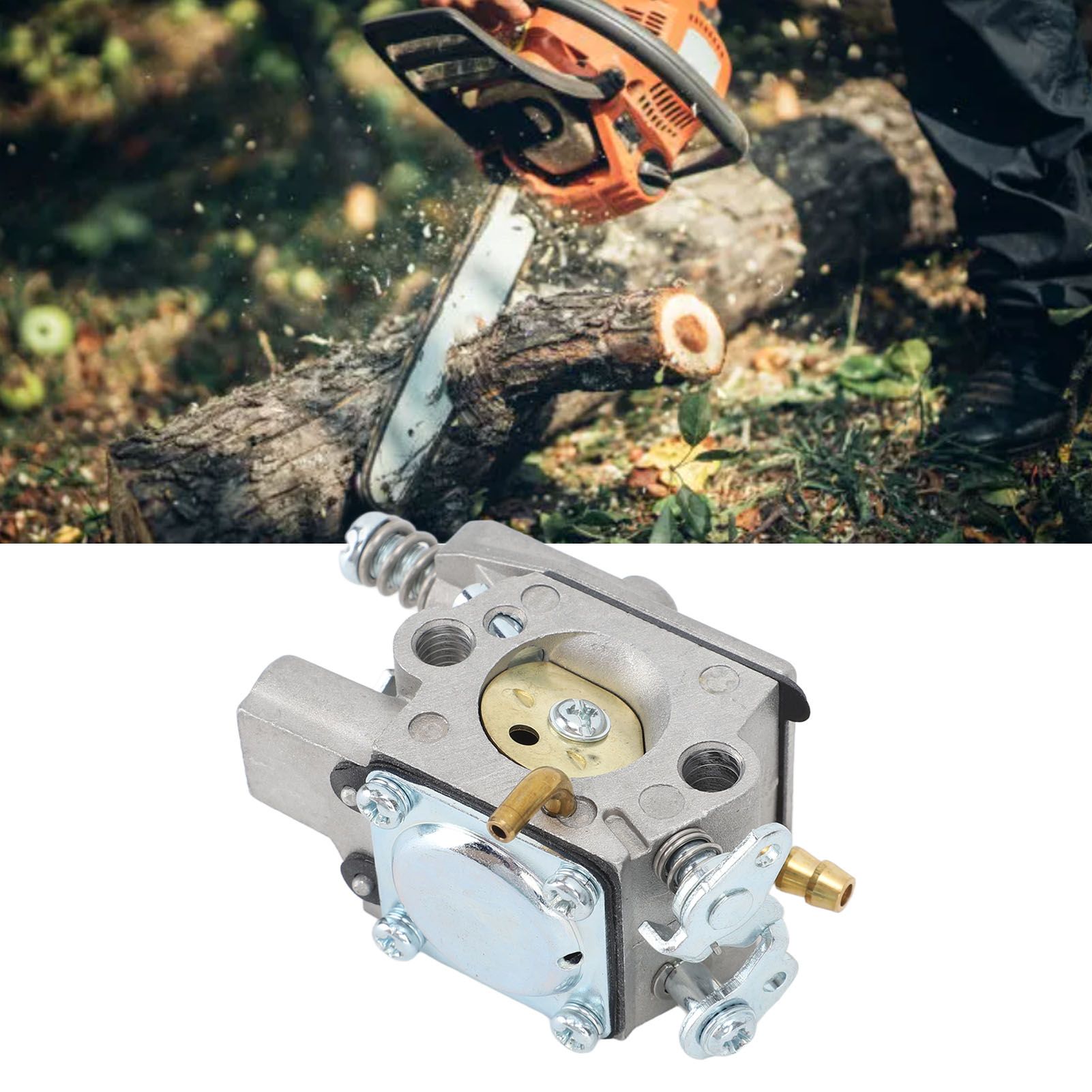 Aluminium Carburetor Chainsaw Carburetor for OEM CS352 for WALBRO WT992 A021003330 view 11