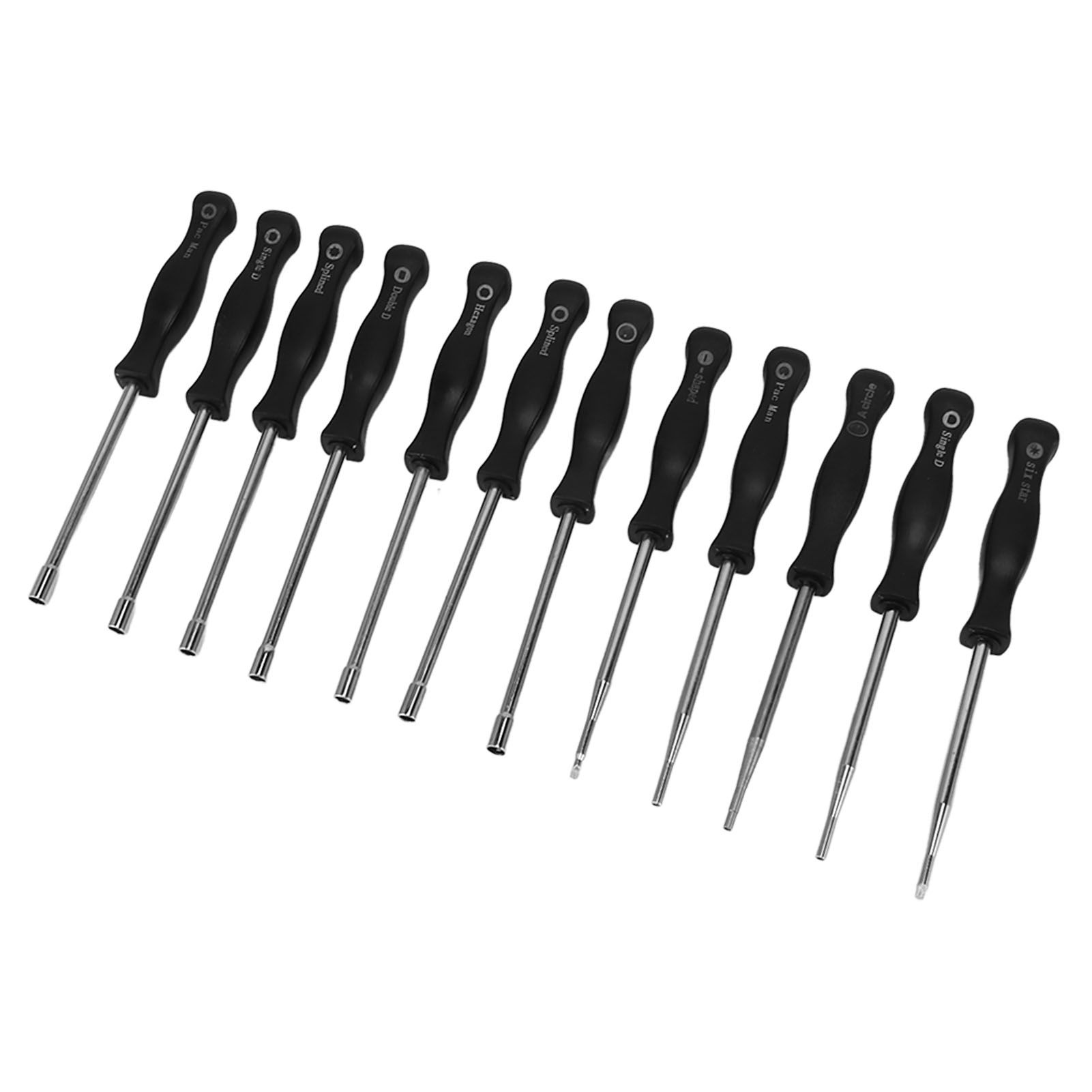 Carburator Adjusting Kit with 12 Screwdrivers 1 String Steel Brush Comfort view 3