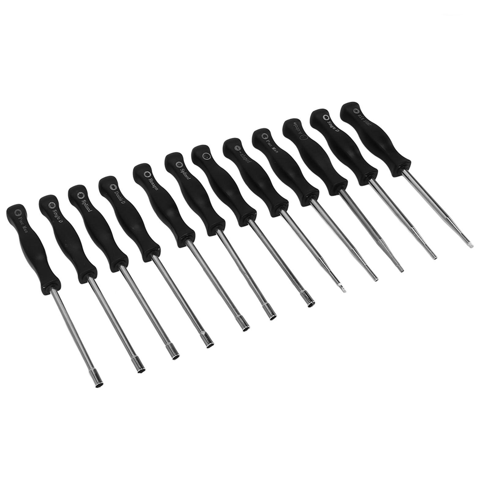 Carburator Adjusting Kit with 12 Screwdrivers 1 String Steel Brush Comfort view 6