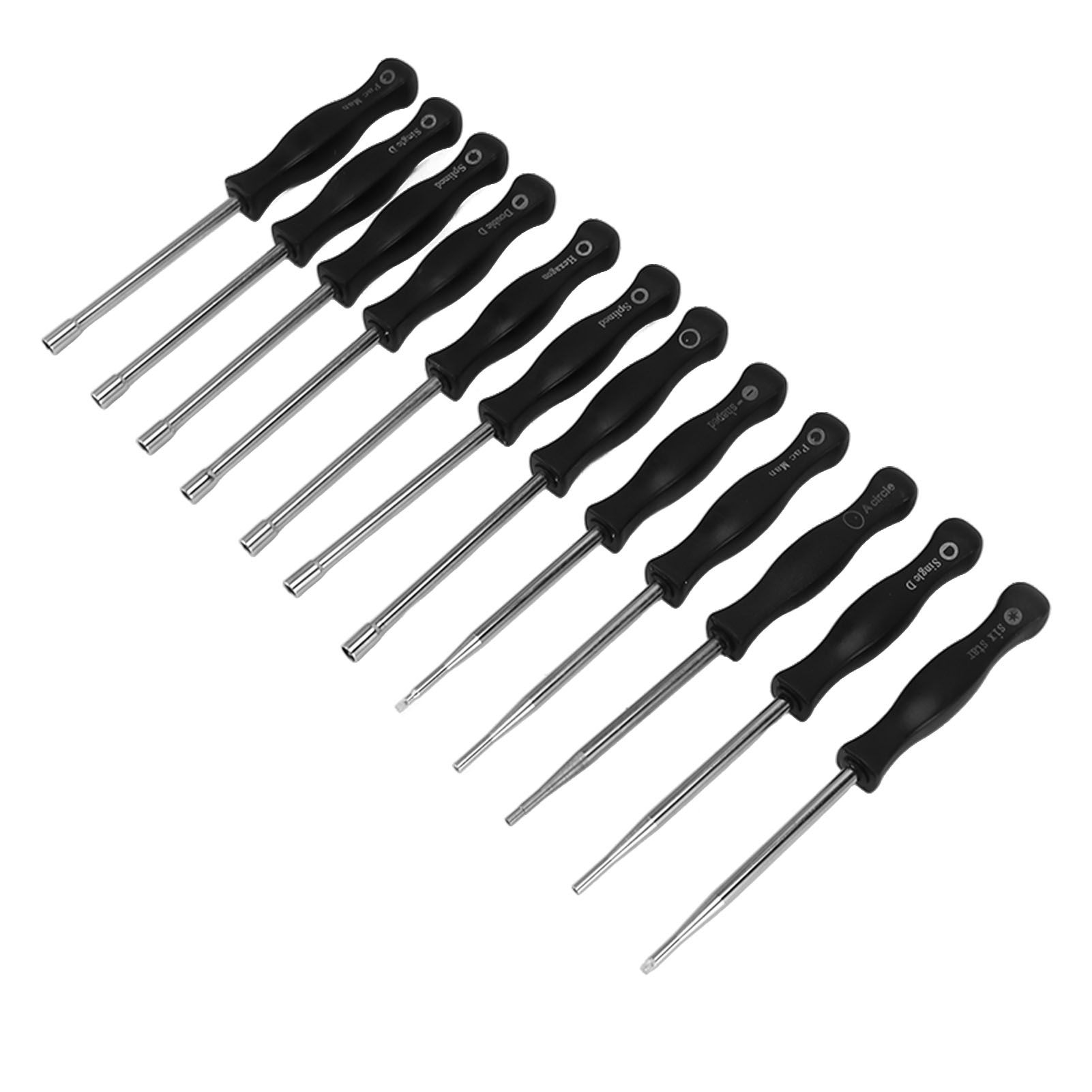 Carburator Adjusting Kit with 12 Screwdrivers 1 String Steel Brush Comfort view 8