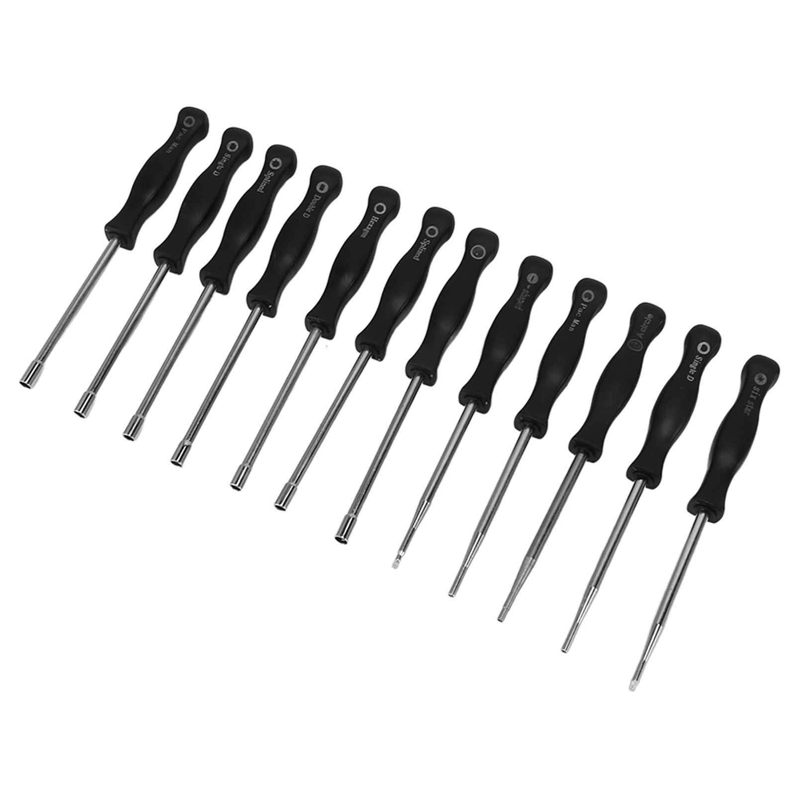 Carburator Adjusting Kit with 12 Screwdrivers 1 String Steel Brush Comfort view 9