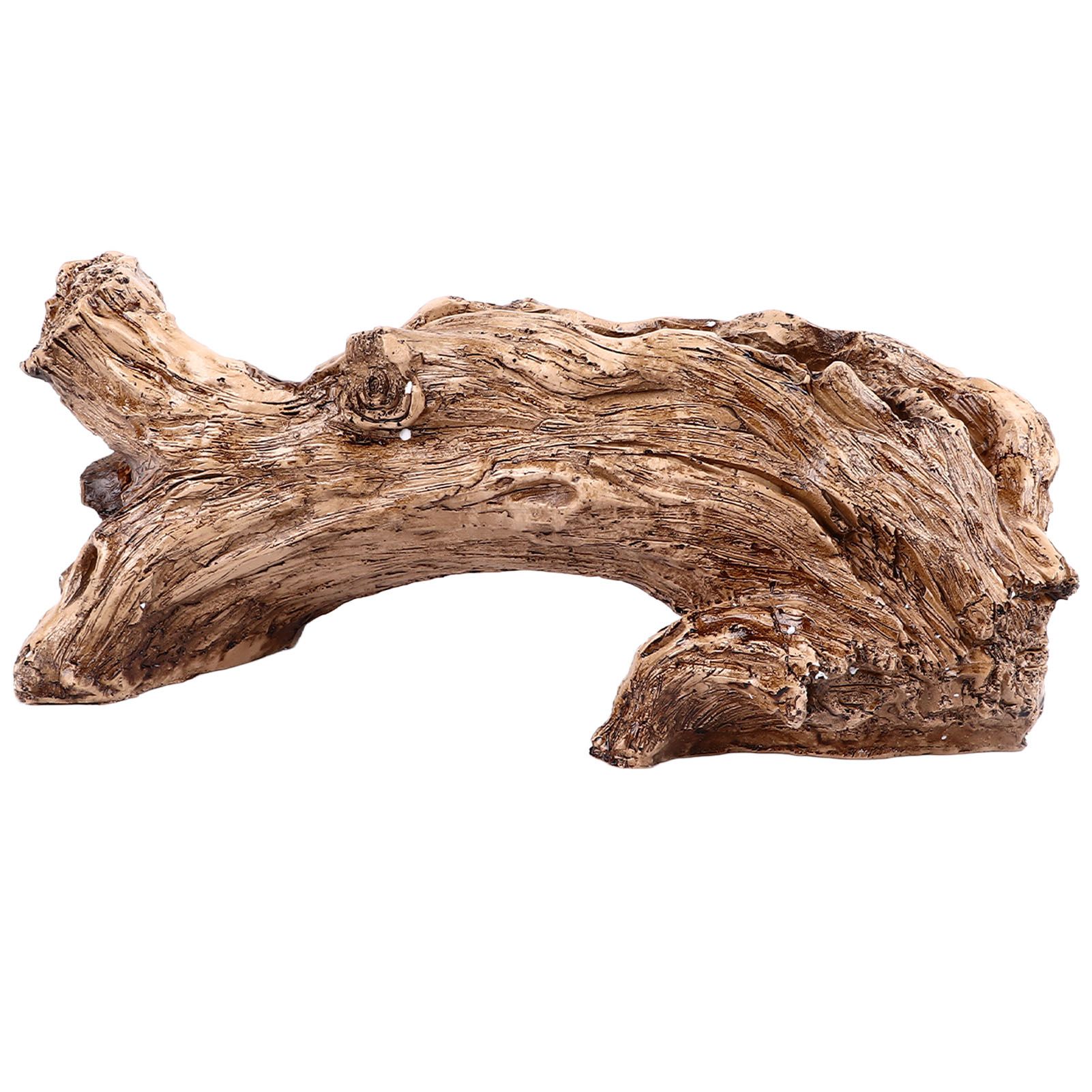 Artificial Driftwood Planter Resin Succulent Planter Vintage Tree Root Stump view 5