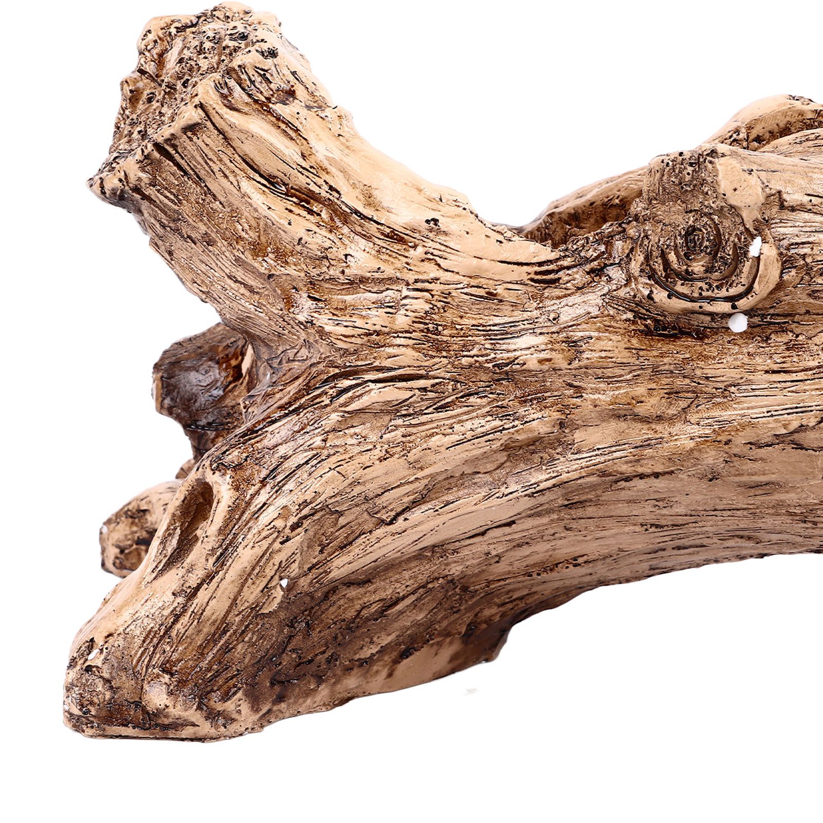 Artificial Driftwood Planter Resin Succulent Planter Vintage Tree Root Stump view 13