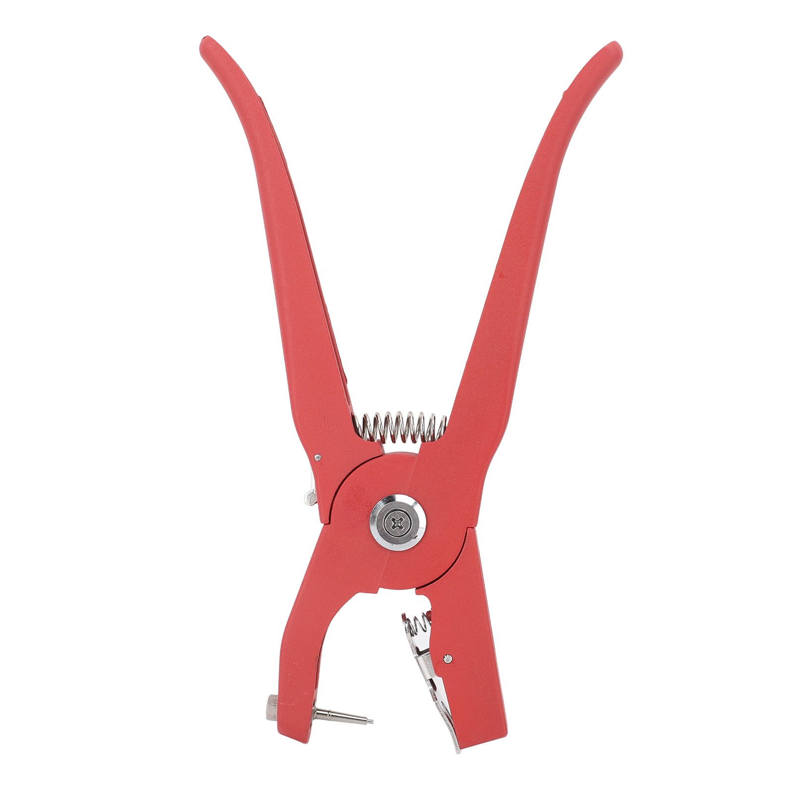 Livestock Ear Tag Pliers Red Ergonomic Anti Slip Handle Effort Saving Ear Tag view 2