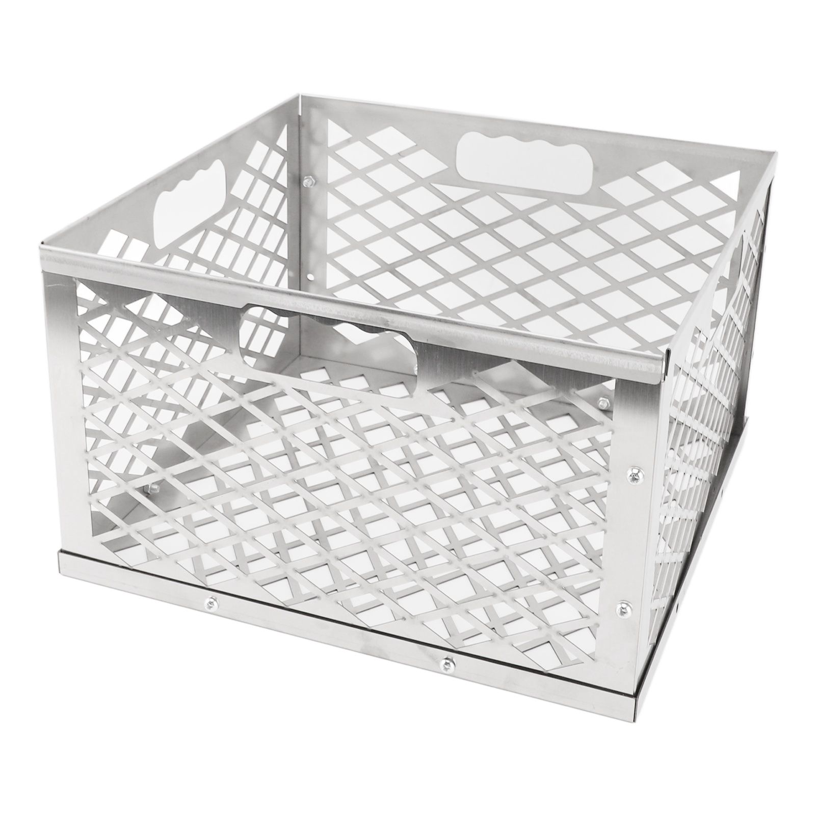 Charcoal Basket Detachable Design Portable Rugged Durable Stainless Steel view 3