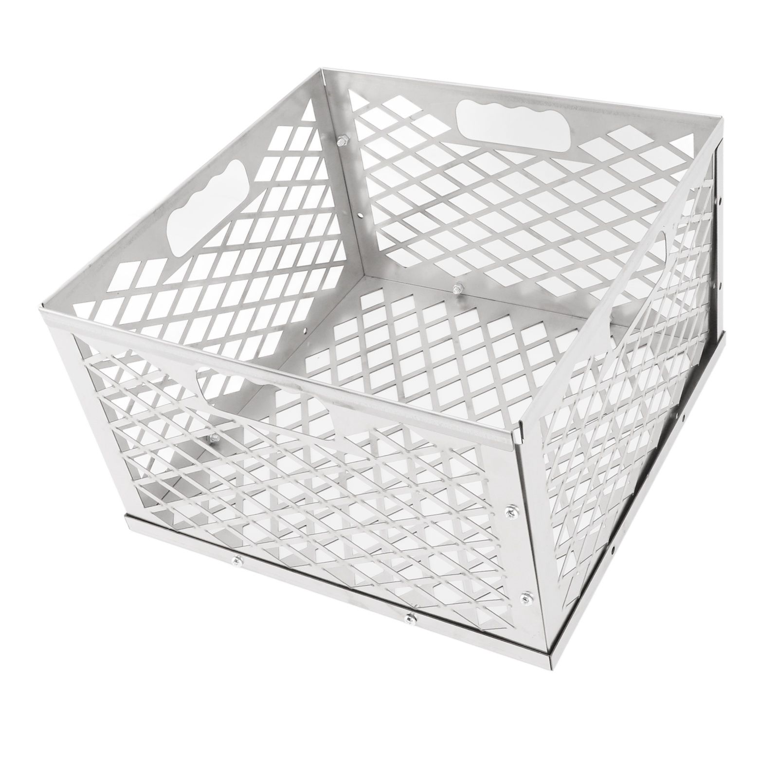 Charcoal Basket Detachable Design Portable Rugged Durable Stainless Steel view 4