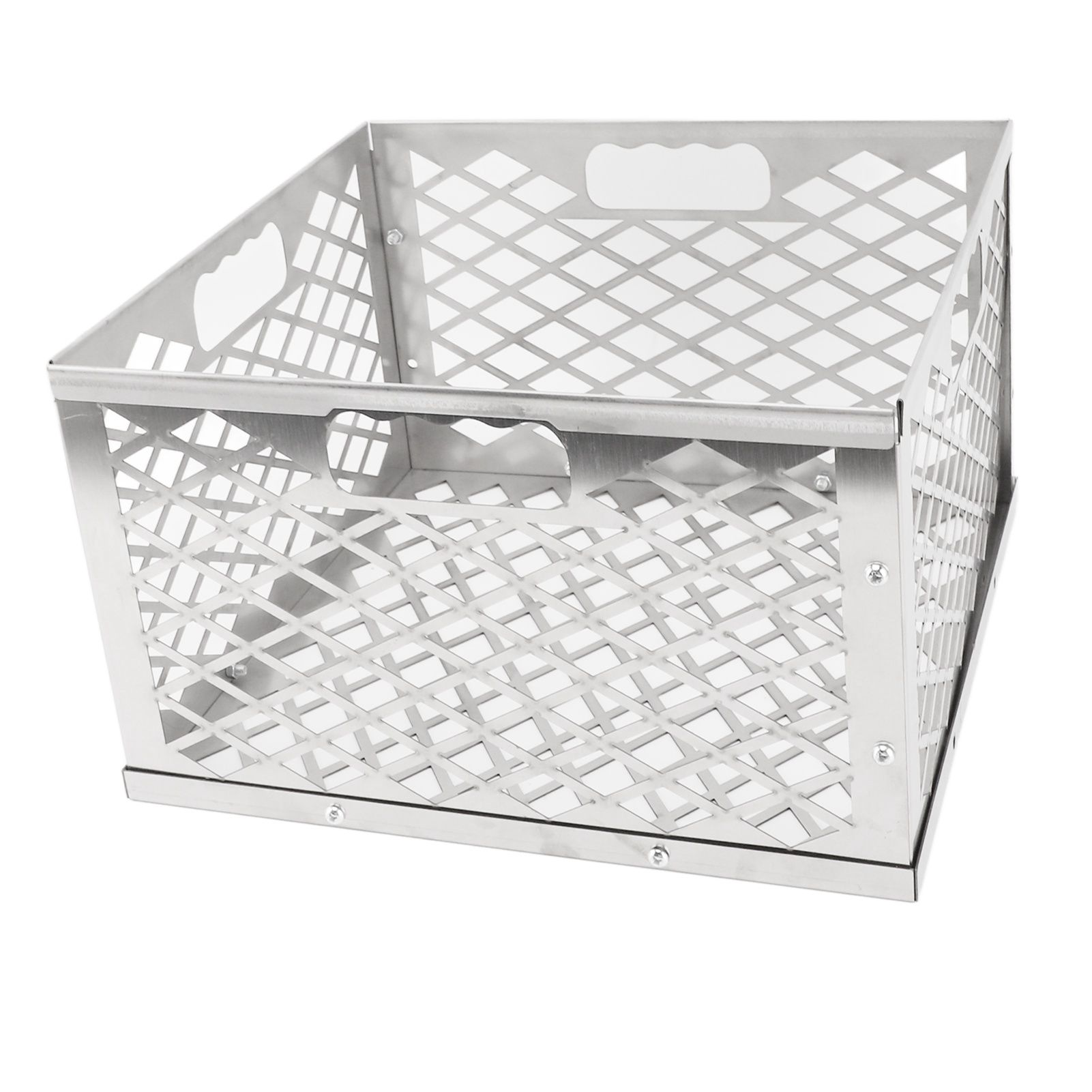 Charcoal Basket Detachable Design Portable Rugged Durable Stainless Steel view 6