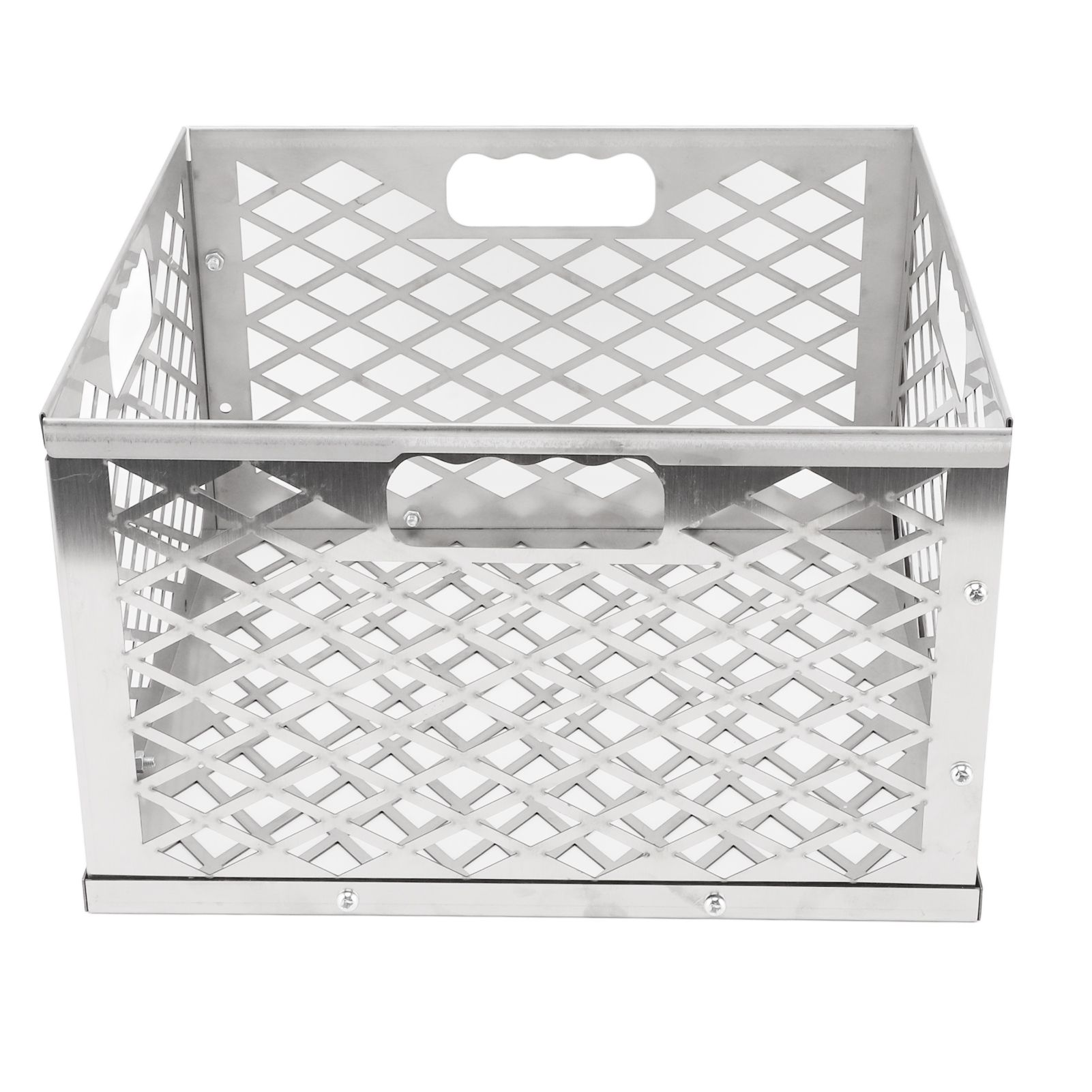 Charcoal Basket Detachable Design Portable Rugged Durable Stainless Steel view 8
