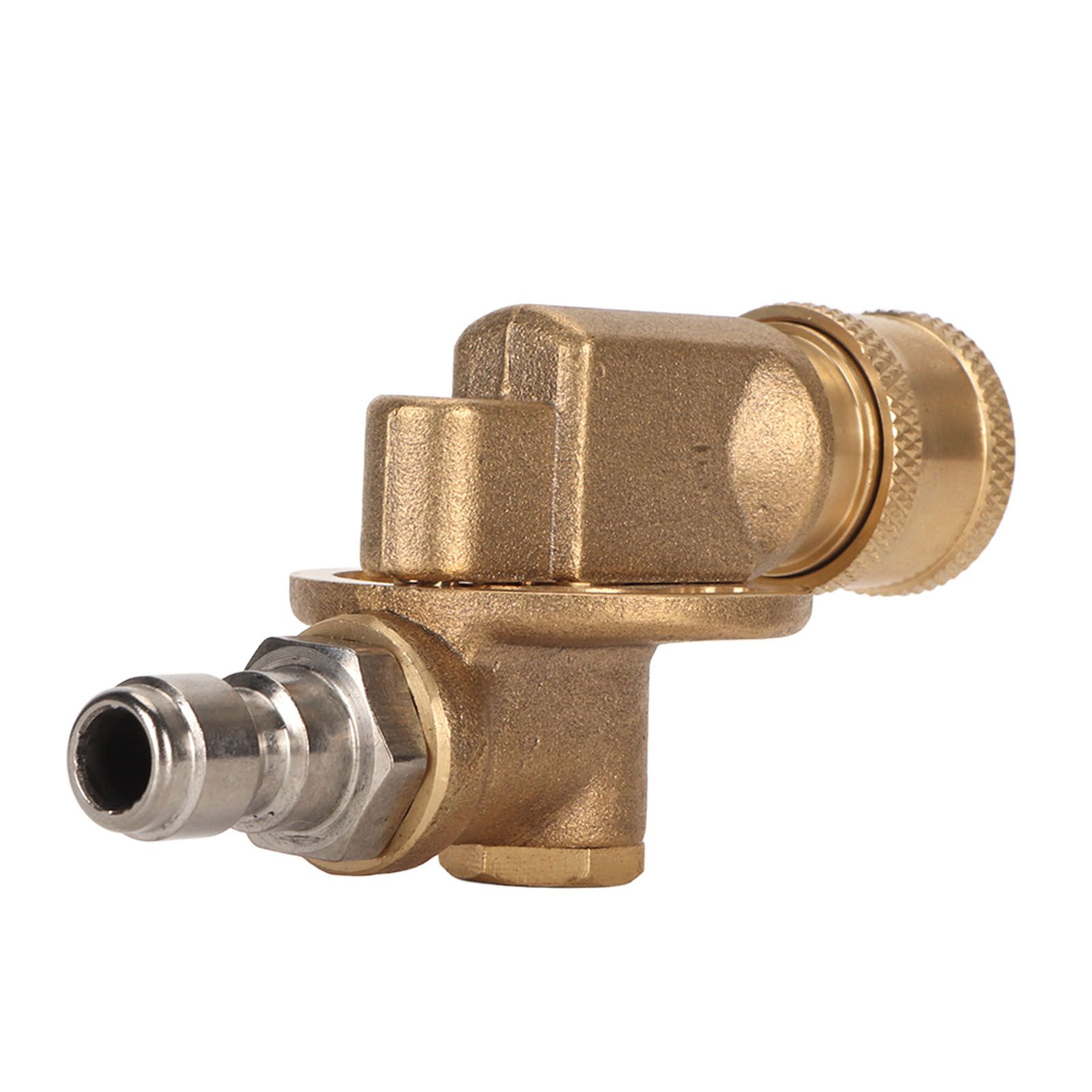 Quick Connecting Pivoting Coupler Attachment 1/4in for Pressure Washer Nozzle