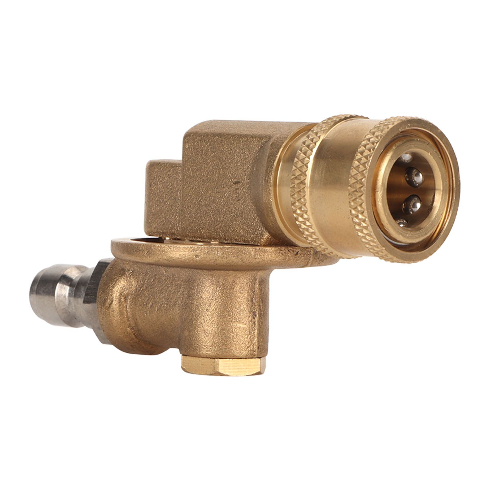 Quick Connecting Pivoting Coupler Attachment 1/4in for Pressure Washer Nozzle view 5