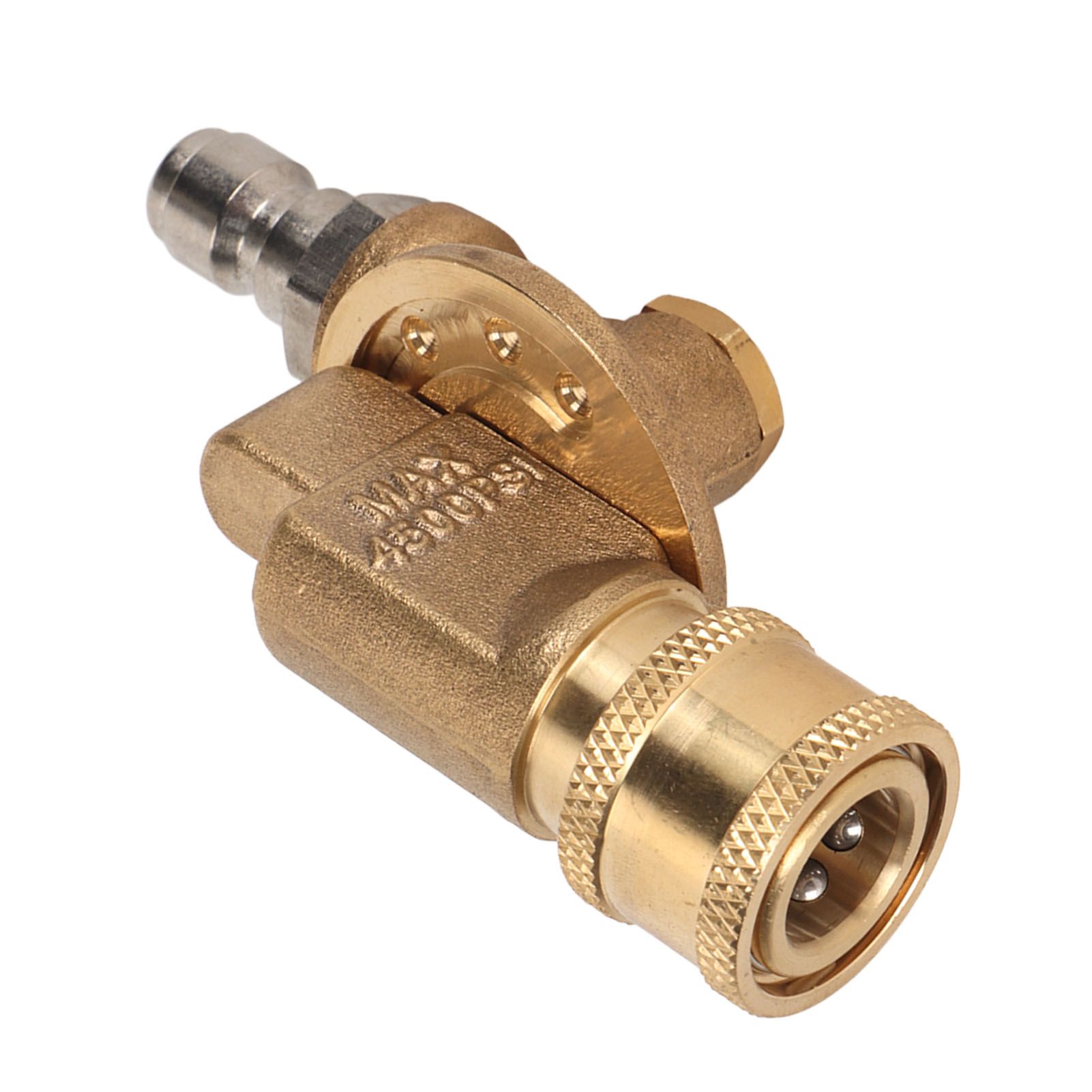 Quick Connecting Pivoting Coupler Attachment 1/4in for Pressure Washer Nozzle view 6