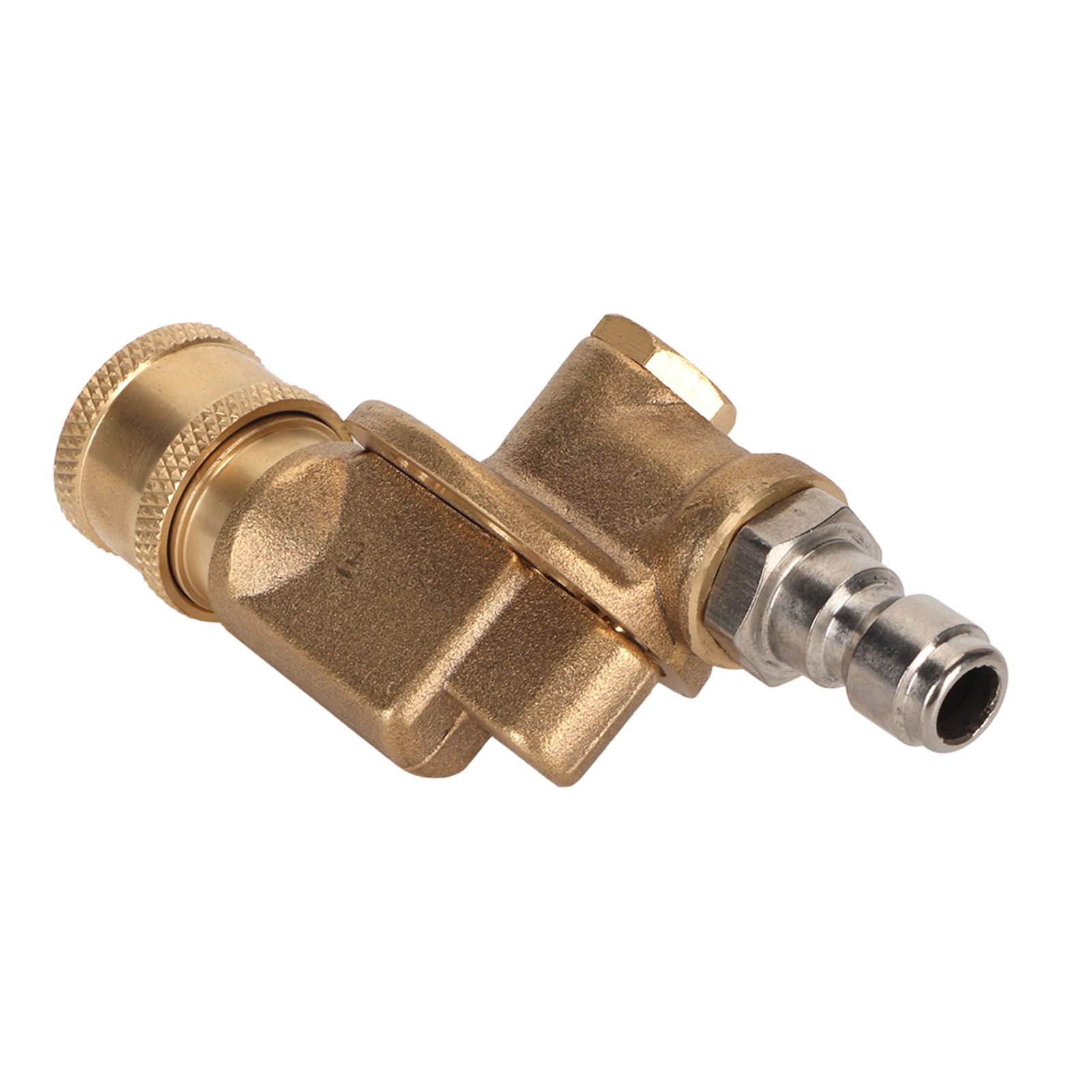 Quick Connecting Pivoting Coupler Attachment 1/4in for Pressure Washer Nozzle view 7