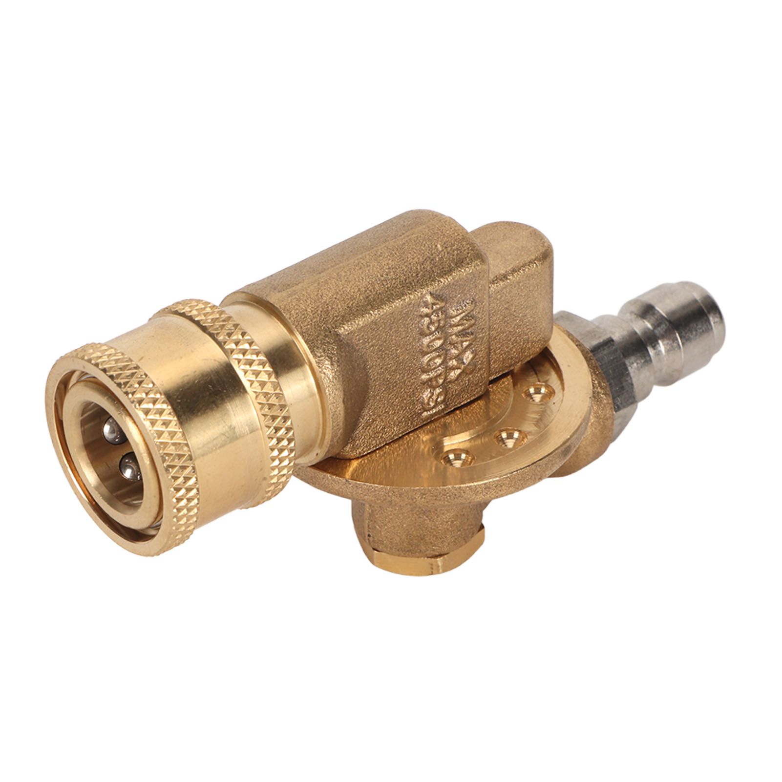 Quick Connecting Pivoting Coupler Attachment 1/4in for Pressure Washer Nozzle view 9