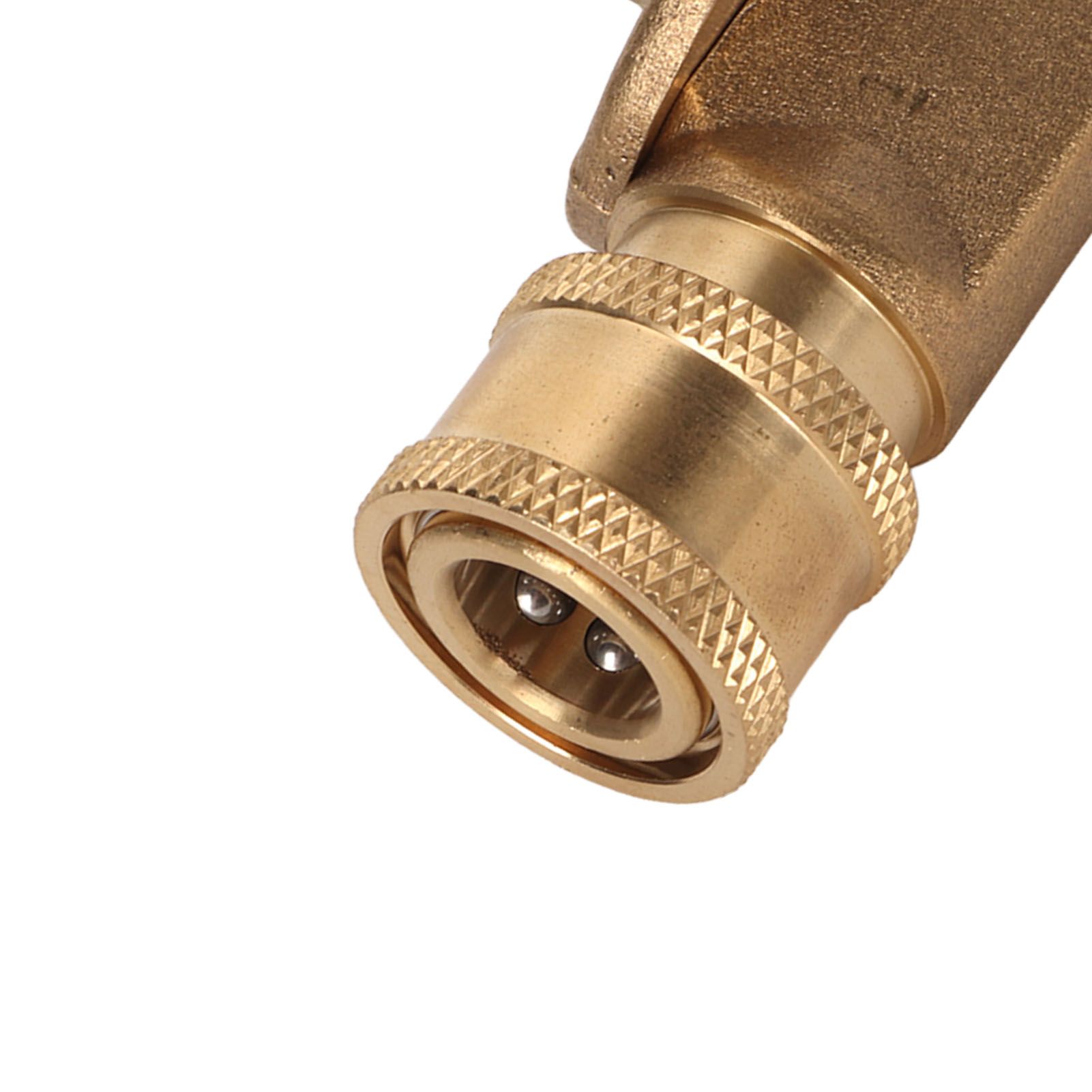 Quick Connecting Pivoting Coupler Attachment 1/4in for Pressure Washer Nozzle view 14