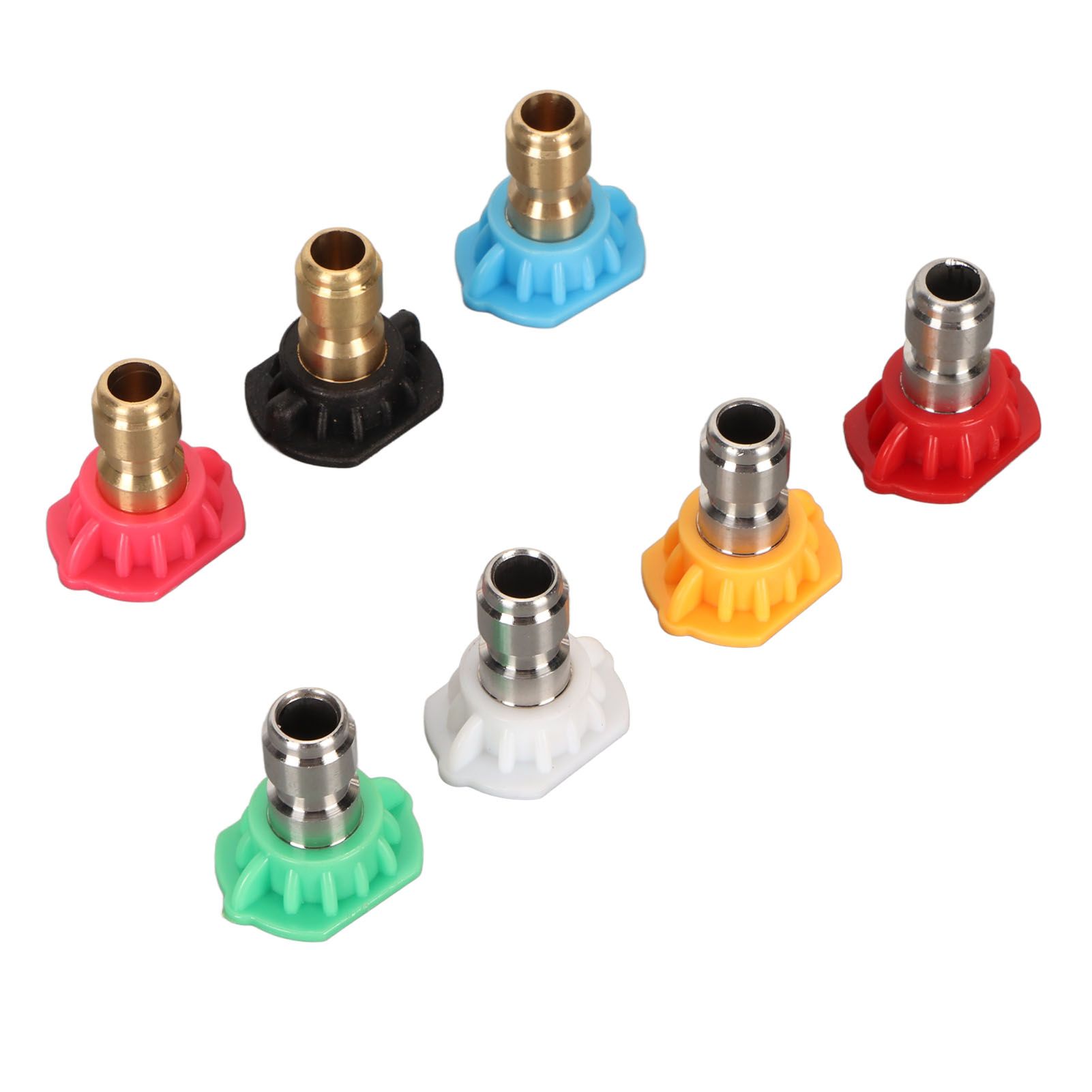 High Pressure Water Gun Nozzle 1/4 Inch 7 Colors Fan Shaped Multifunctional view 6