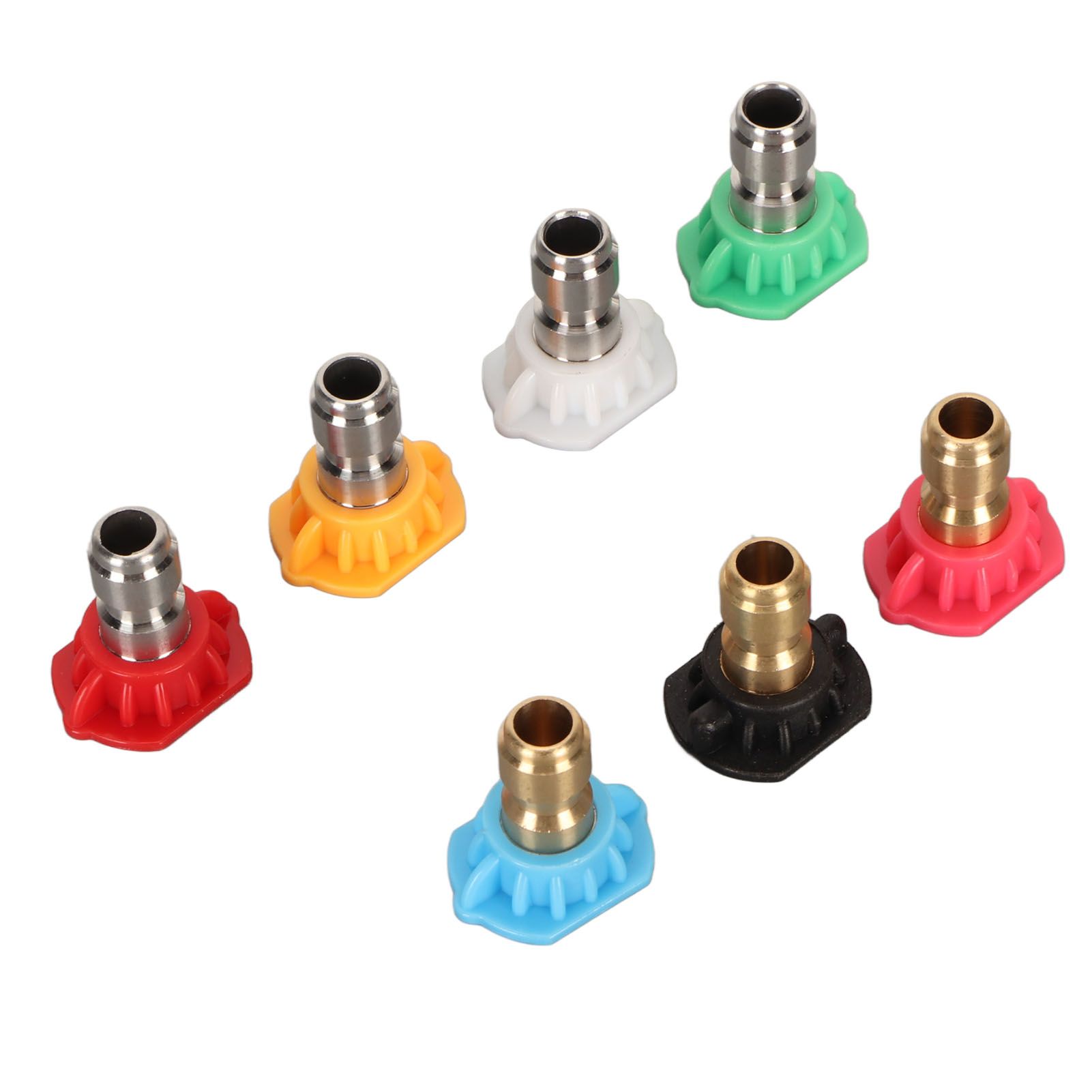 High Pressure Water Gun Nozzle 1/4 Inch 7 Colors Fan Shaped Multifunctional view 8