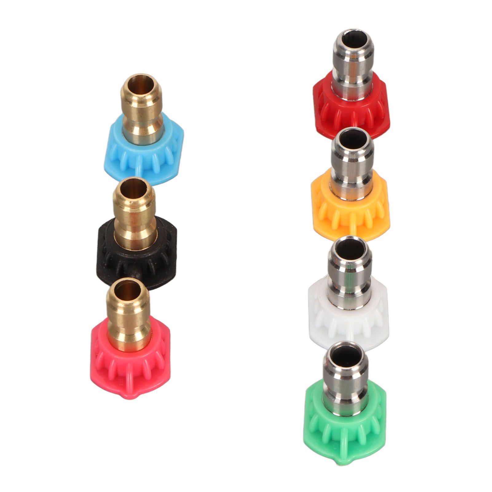 High Pressure Water Gun Nozzle 1/4 Inch 7 Colors Fan Shaped Multifunctional view 10