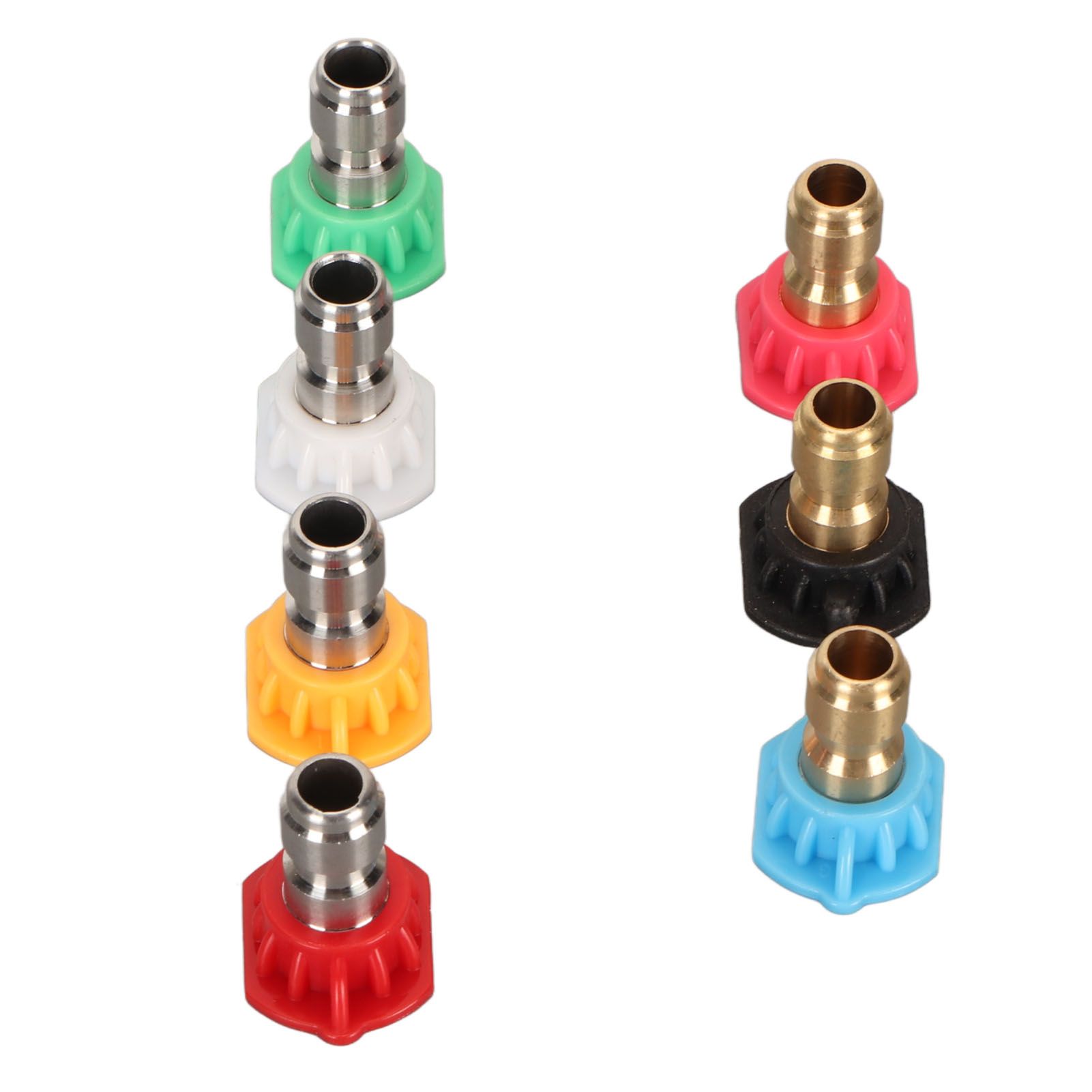High Pressure Water Gun Nozzle 1/4 Inch 7 Colors Fan Shaped Multifunctional view 14