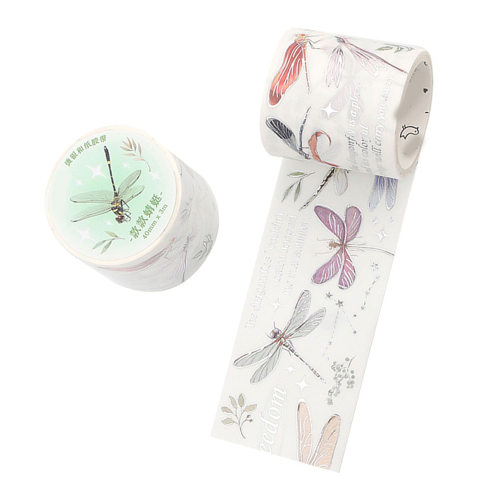 Decorative Tapes Strong Adhesion Silver Feather Plants Versatile Hand Account view 4