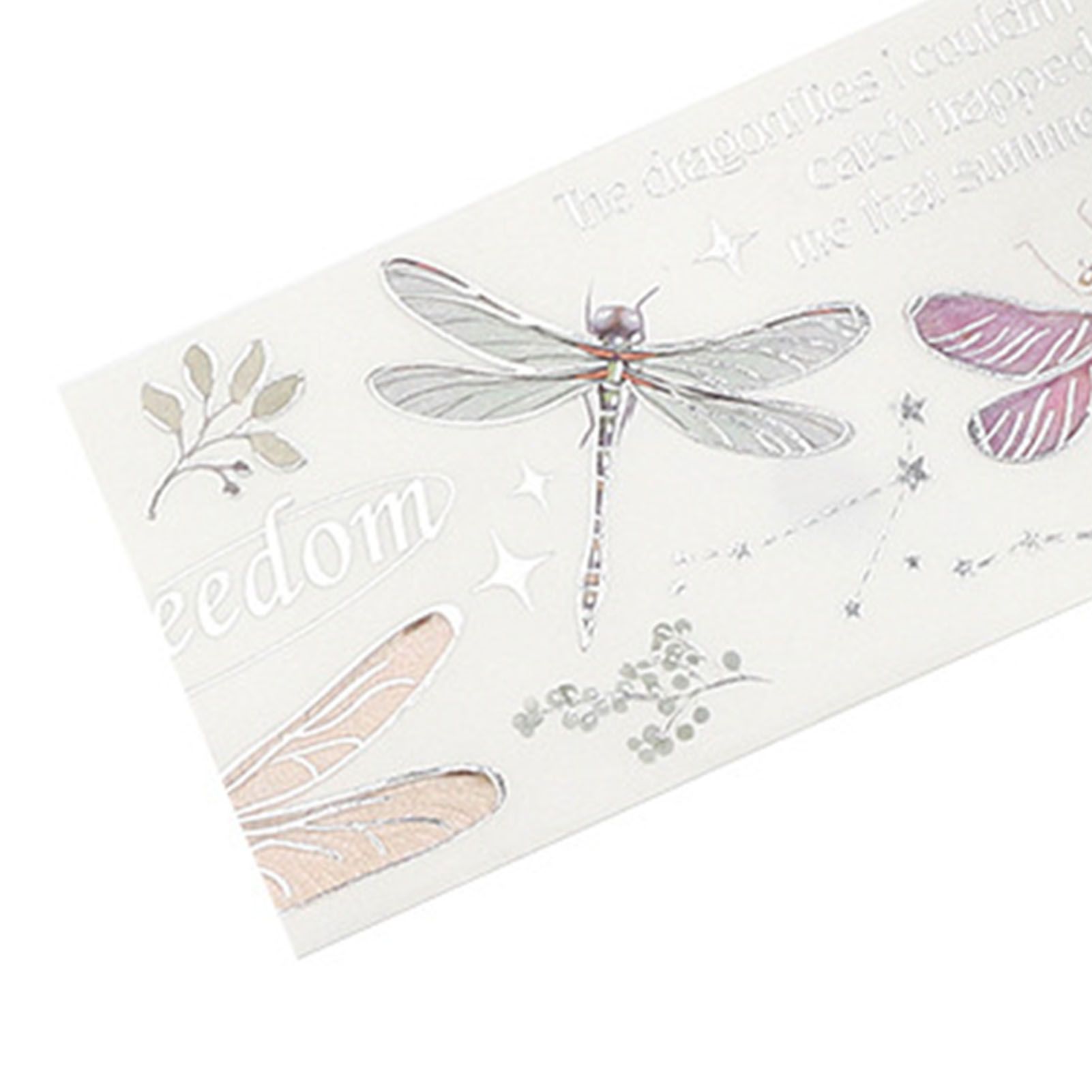 Decorative Tapes Strong Adhesion Silver Feather Plants Versatile Hand Account view 7