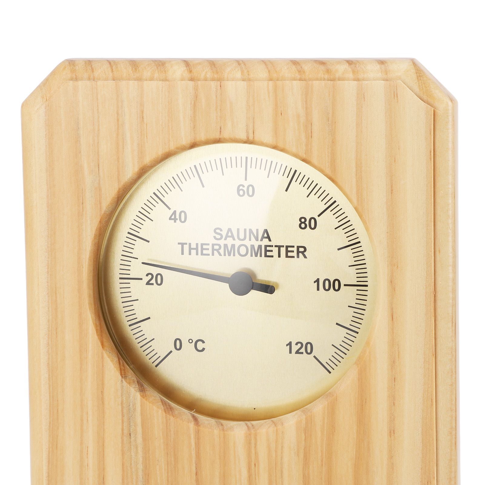 Wooden Sauna Hygrothermograph Golden Plate 0 to 120 Celsius 0 to 100 Humidity view 14