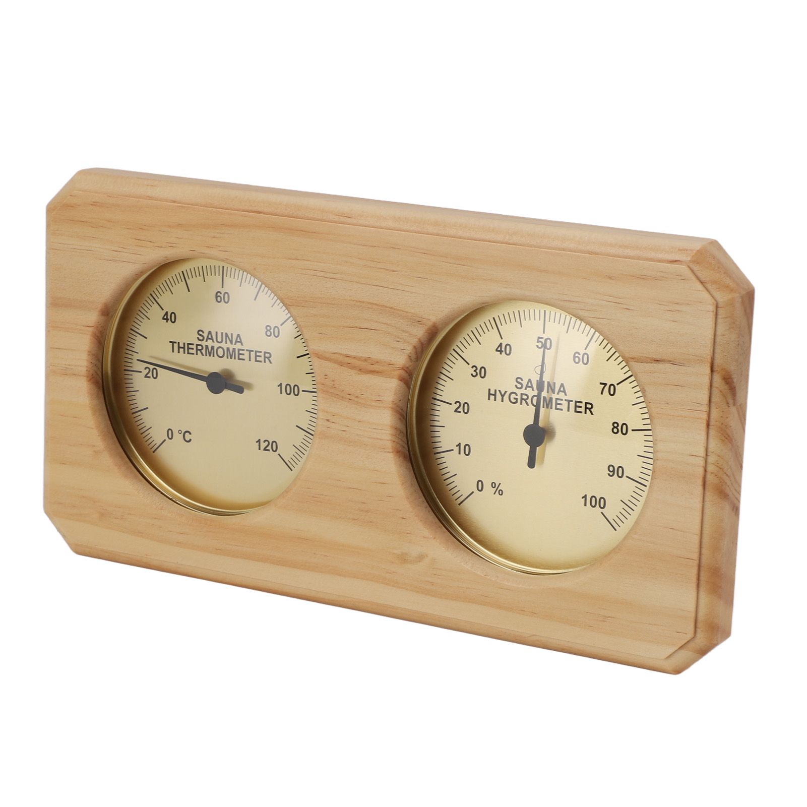 Wooden Sauna Thermometer Hygrometer 2 in 1 Humidity Temperature Measurement view 5